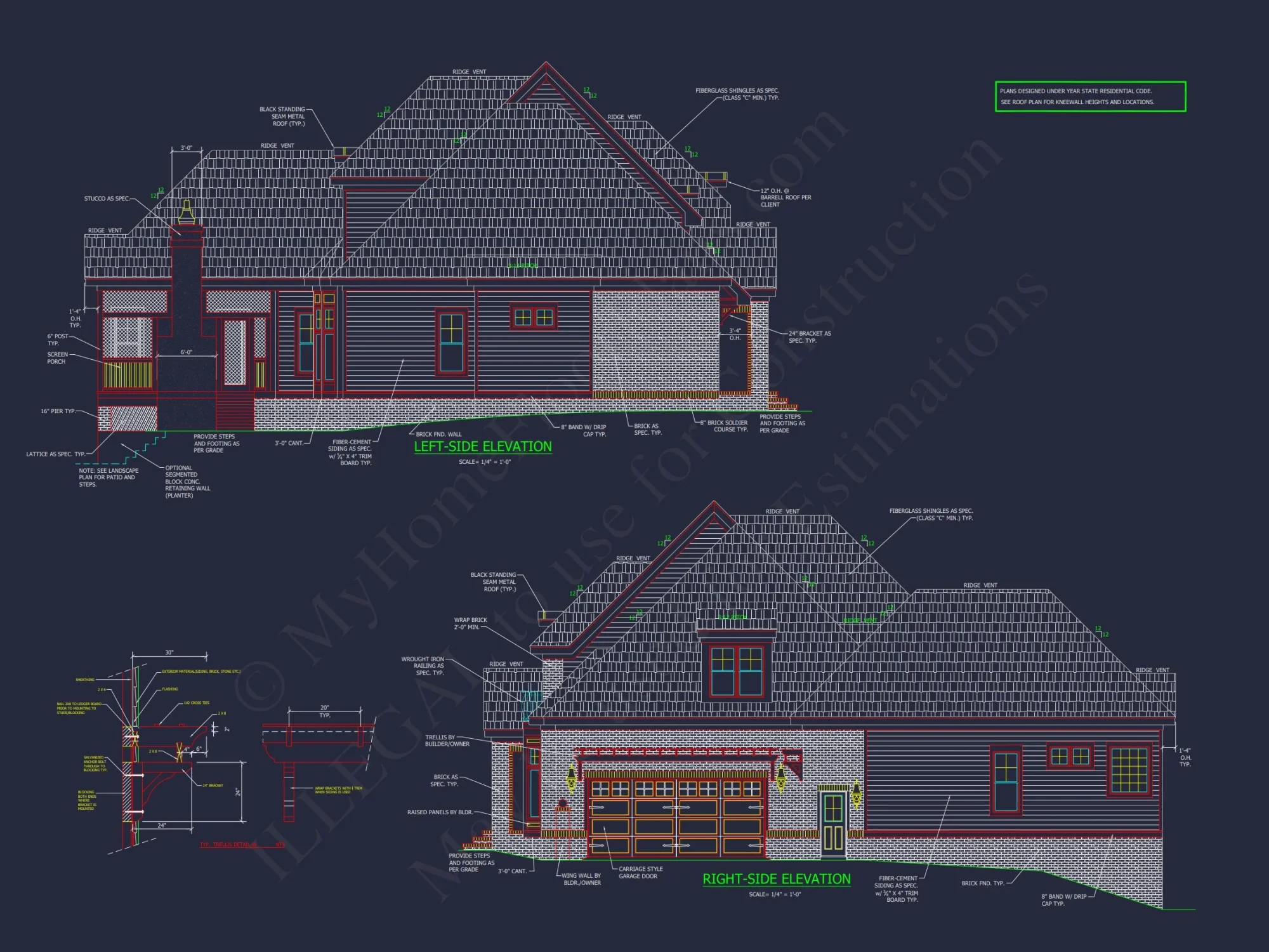 Spacious 3-Bedroom house Plan with CAD Designs & Floor Blueprint