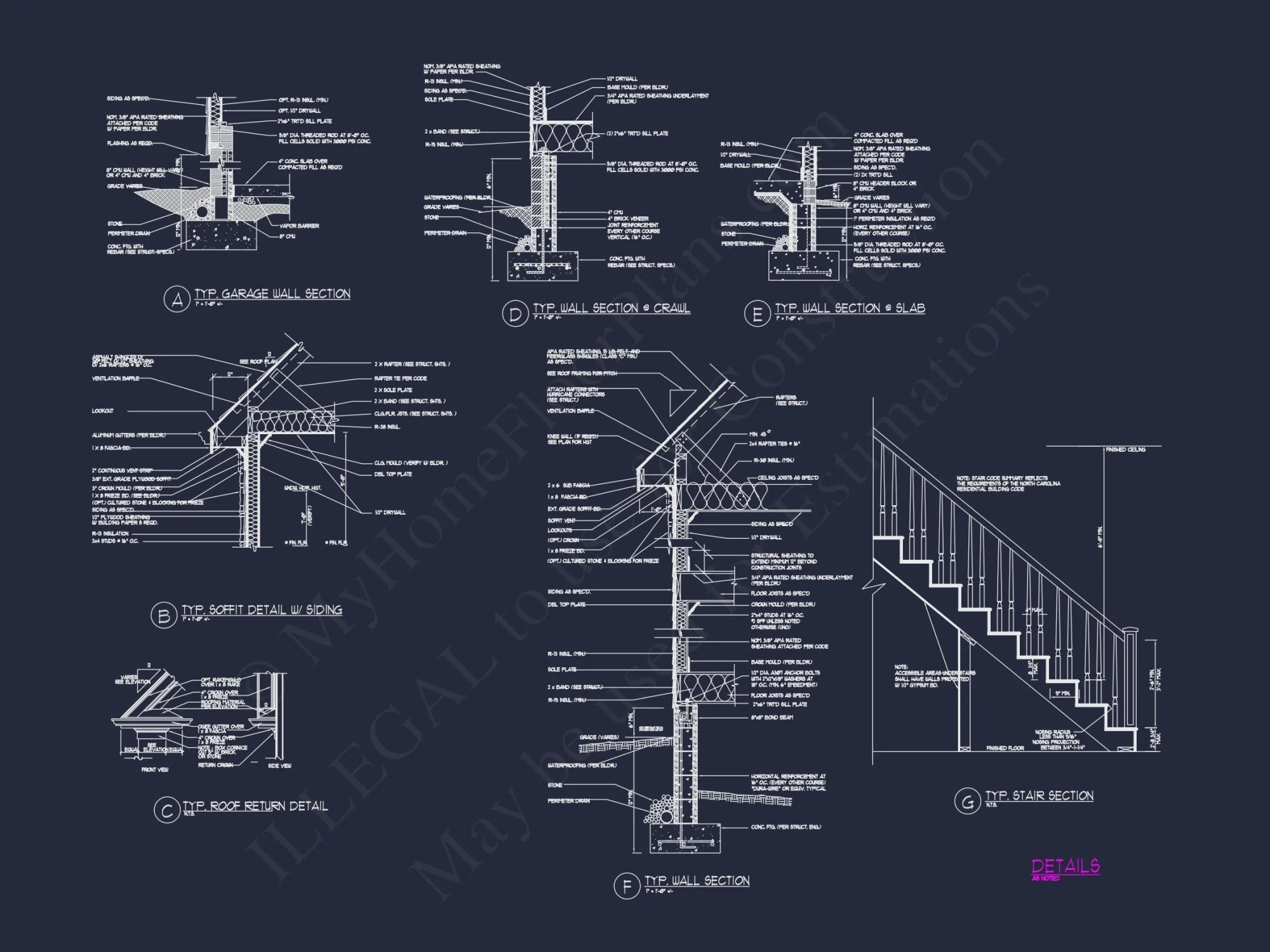 Elegant house Plan with Open Floor Plan, CAD & Blueprint Designs