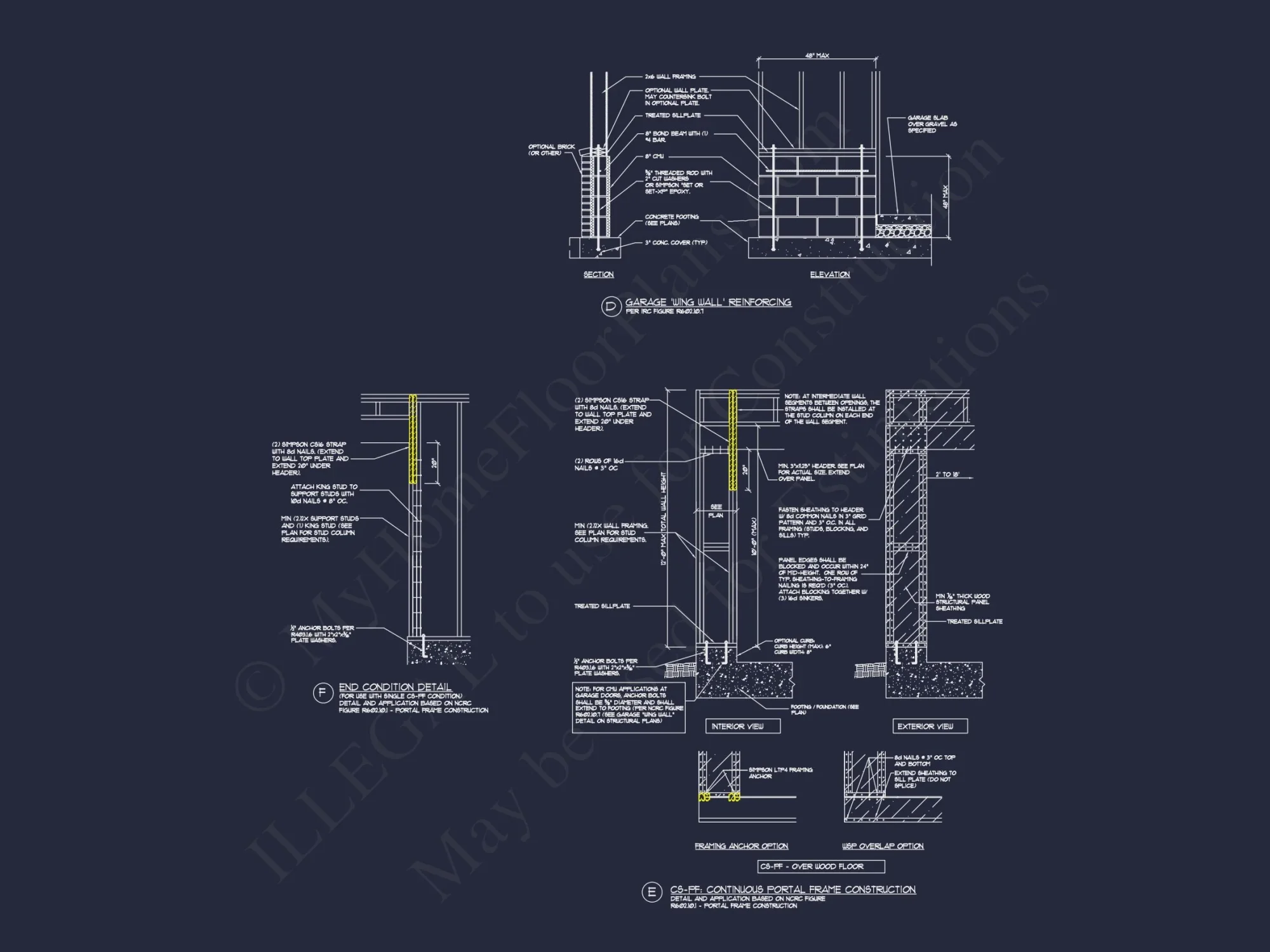 Elegant house Plan with Open Floor Plan, CAD & Blueprint Designs