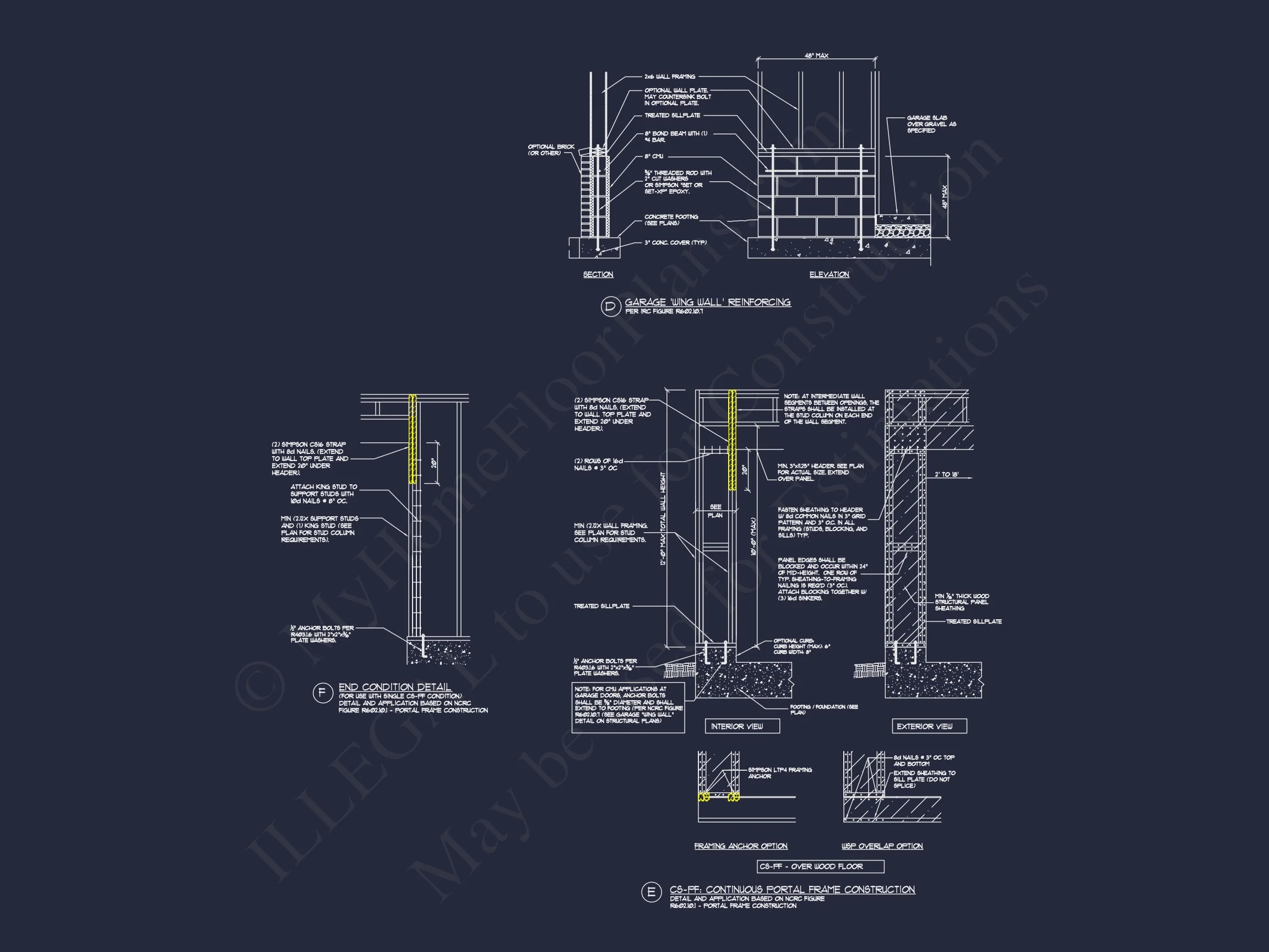 Elegant house Plan with Open Floor Plan, CAD & Blueprint Designs