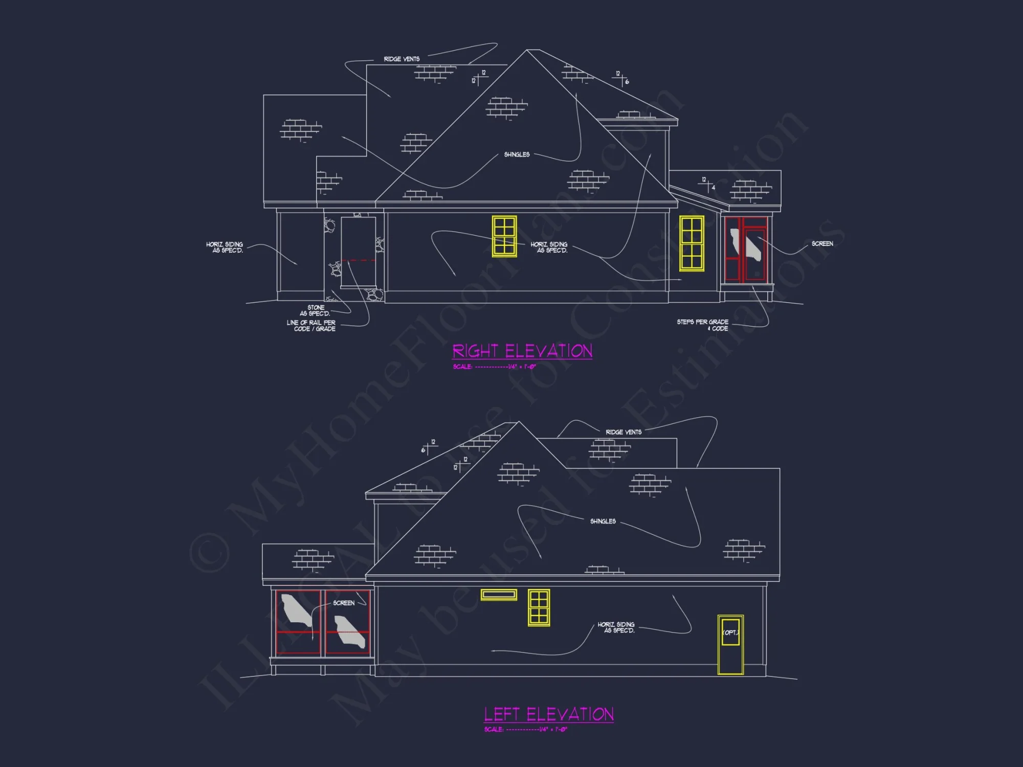 Elegant house Plan with Custom Designs & CAD Blueprints
