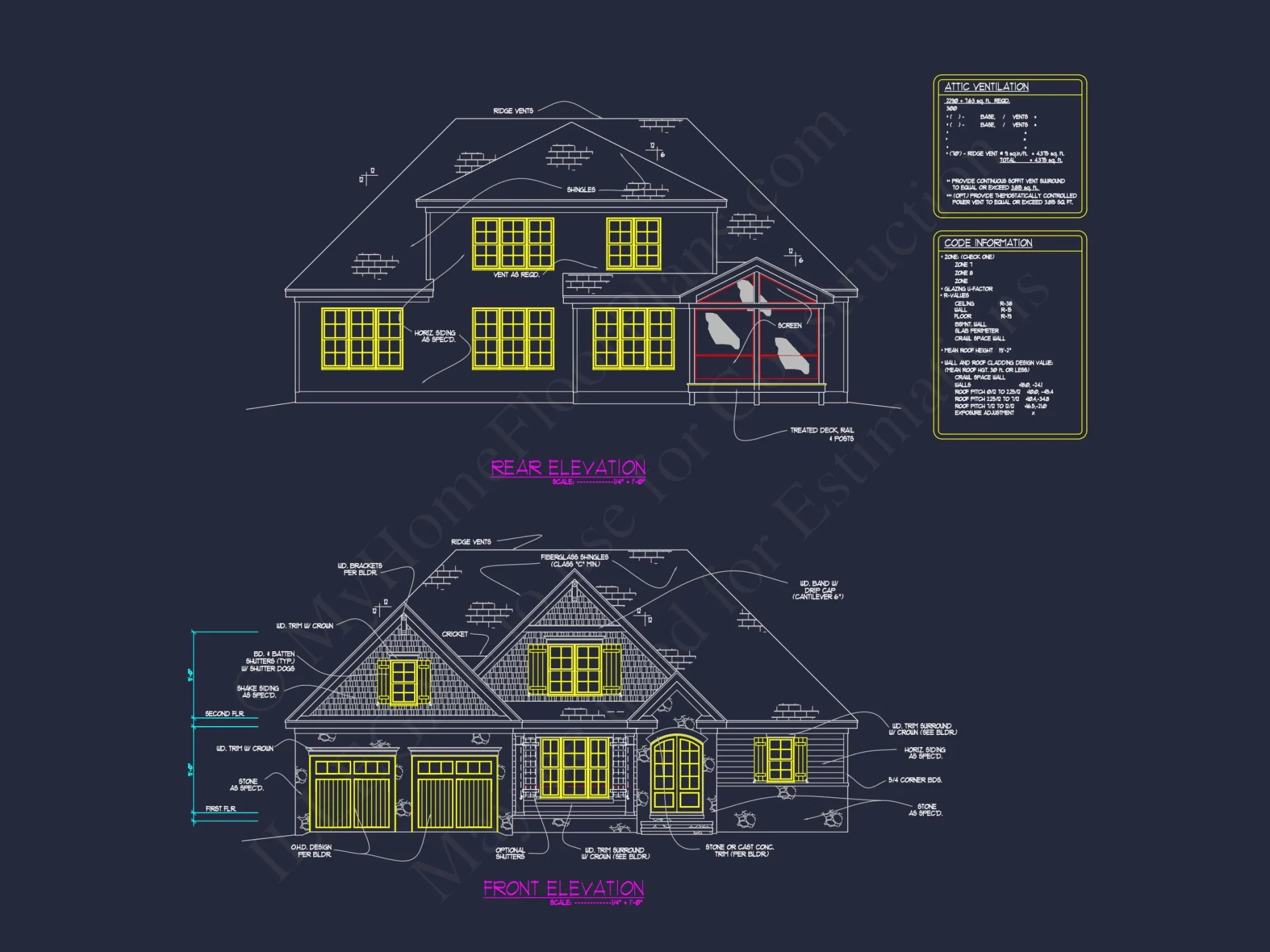 Elegant house Plan with Custom Designs & CAD Blueprints