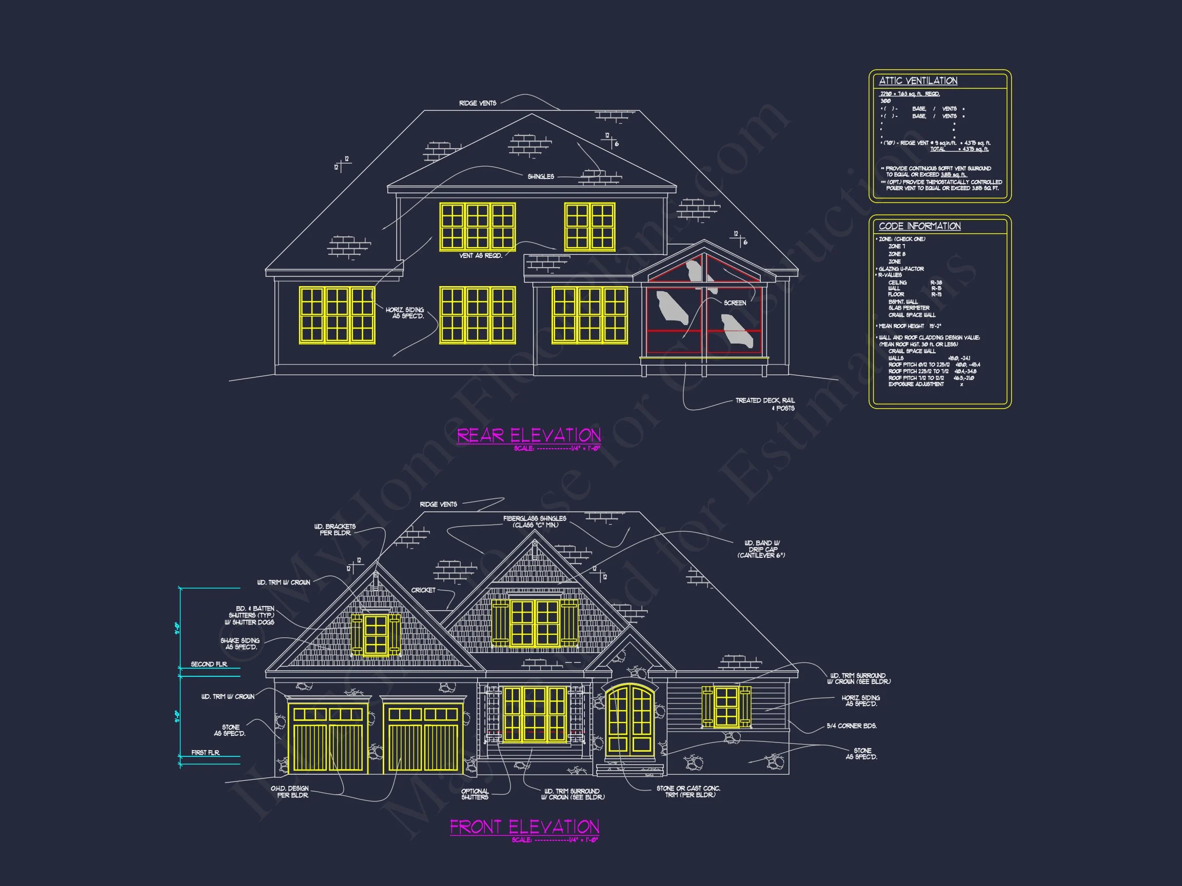 Elegant house Plan with Custom Designs & CAD Blueprints