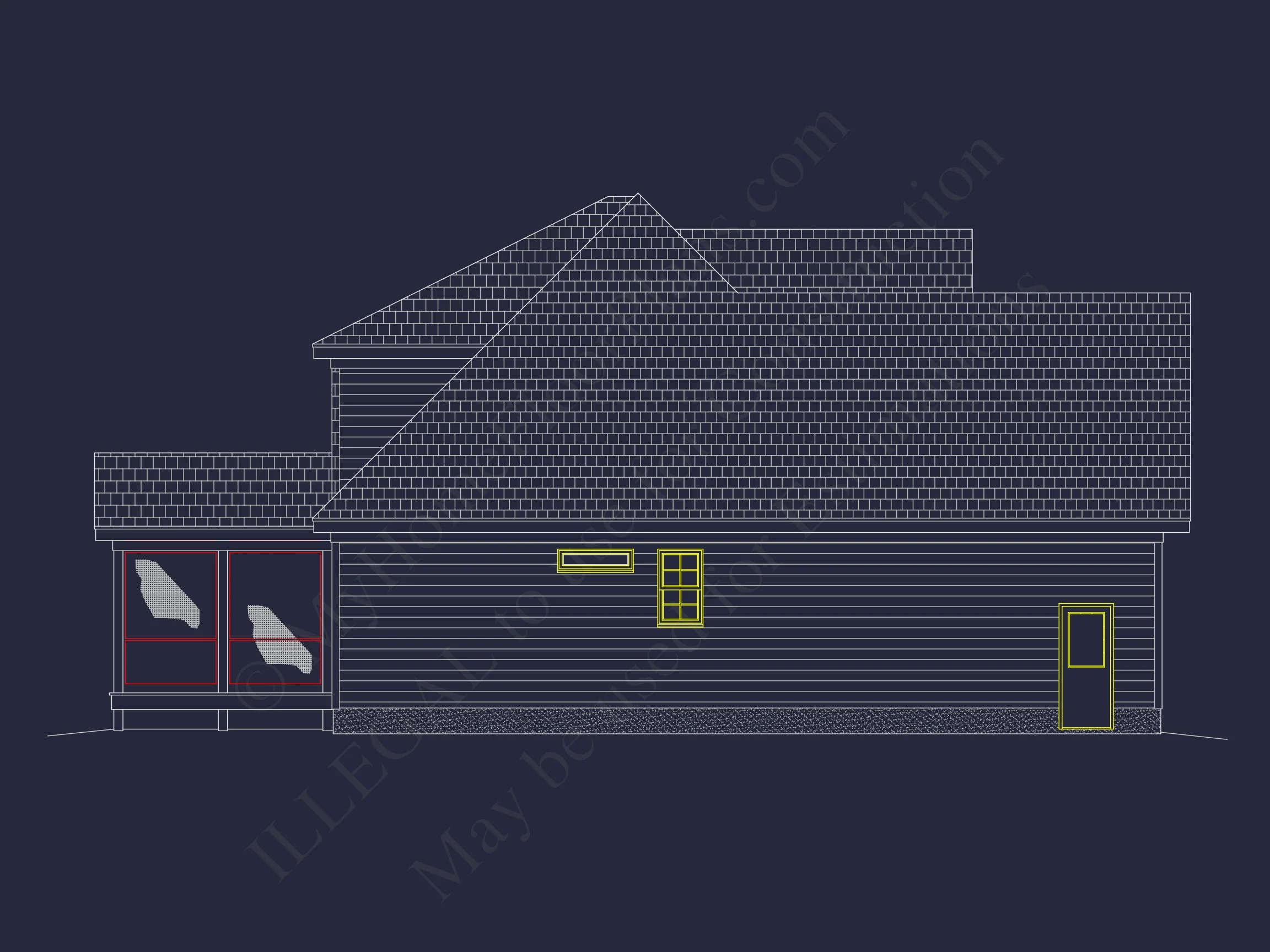 Elegant house Plan with Custom Designs & CAD Blueprints