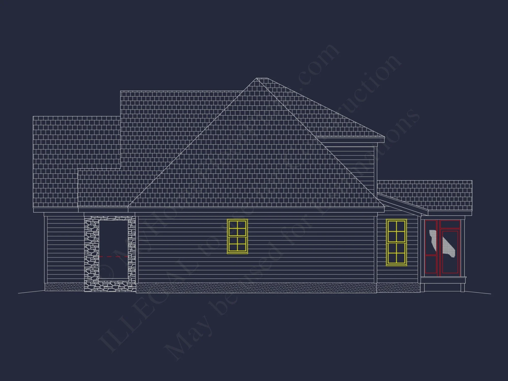 Elegant house Plan with Custom Designs & CAD Blueprints