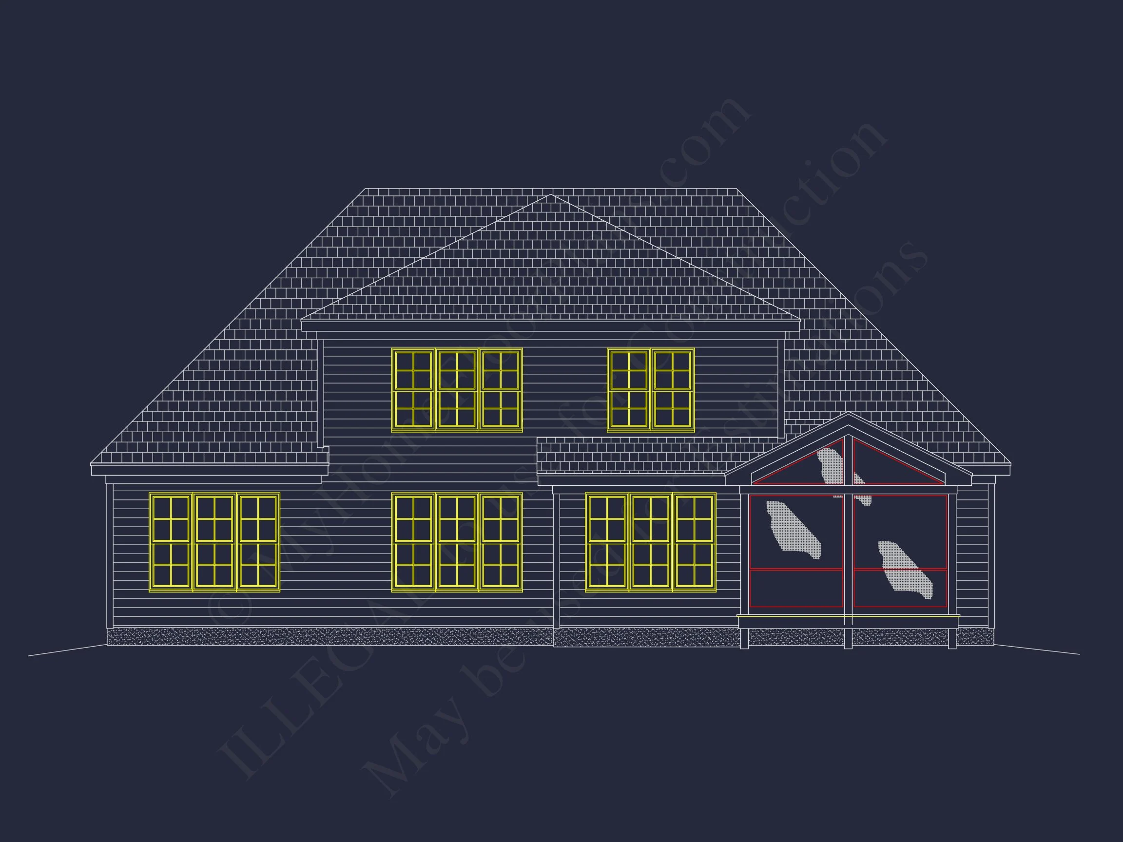 Elegant house Plan with Custom Designs & CAD Blueprints