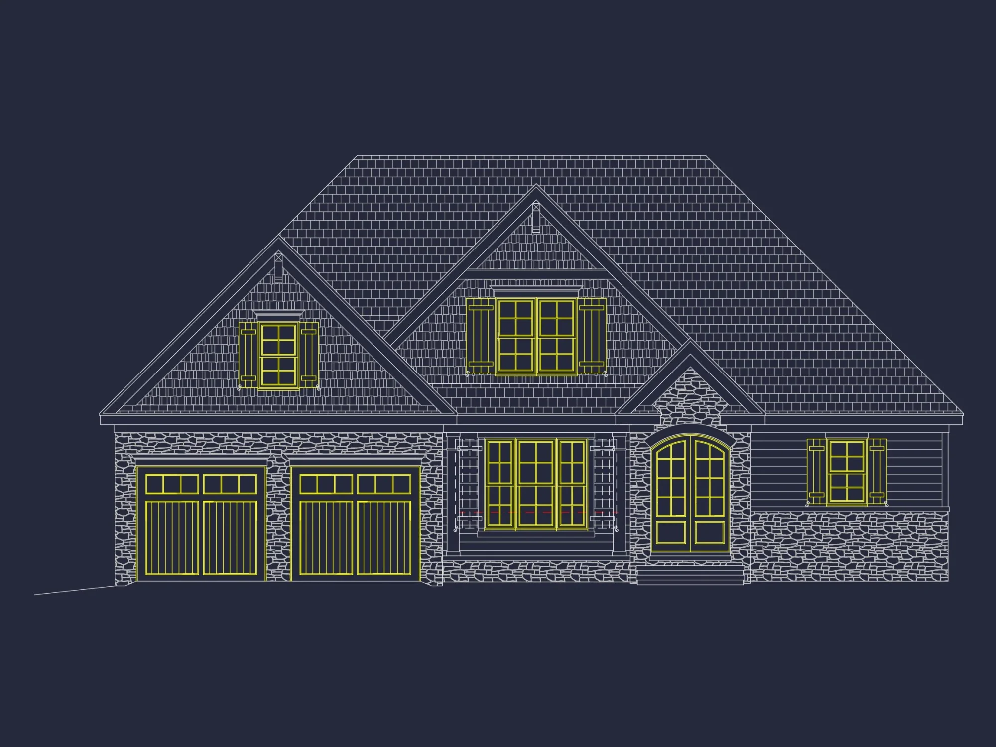 Elegant house Plan with Custom Designs & CAD Blueprints