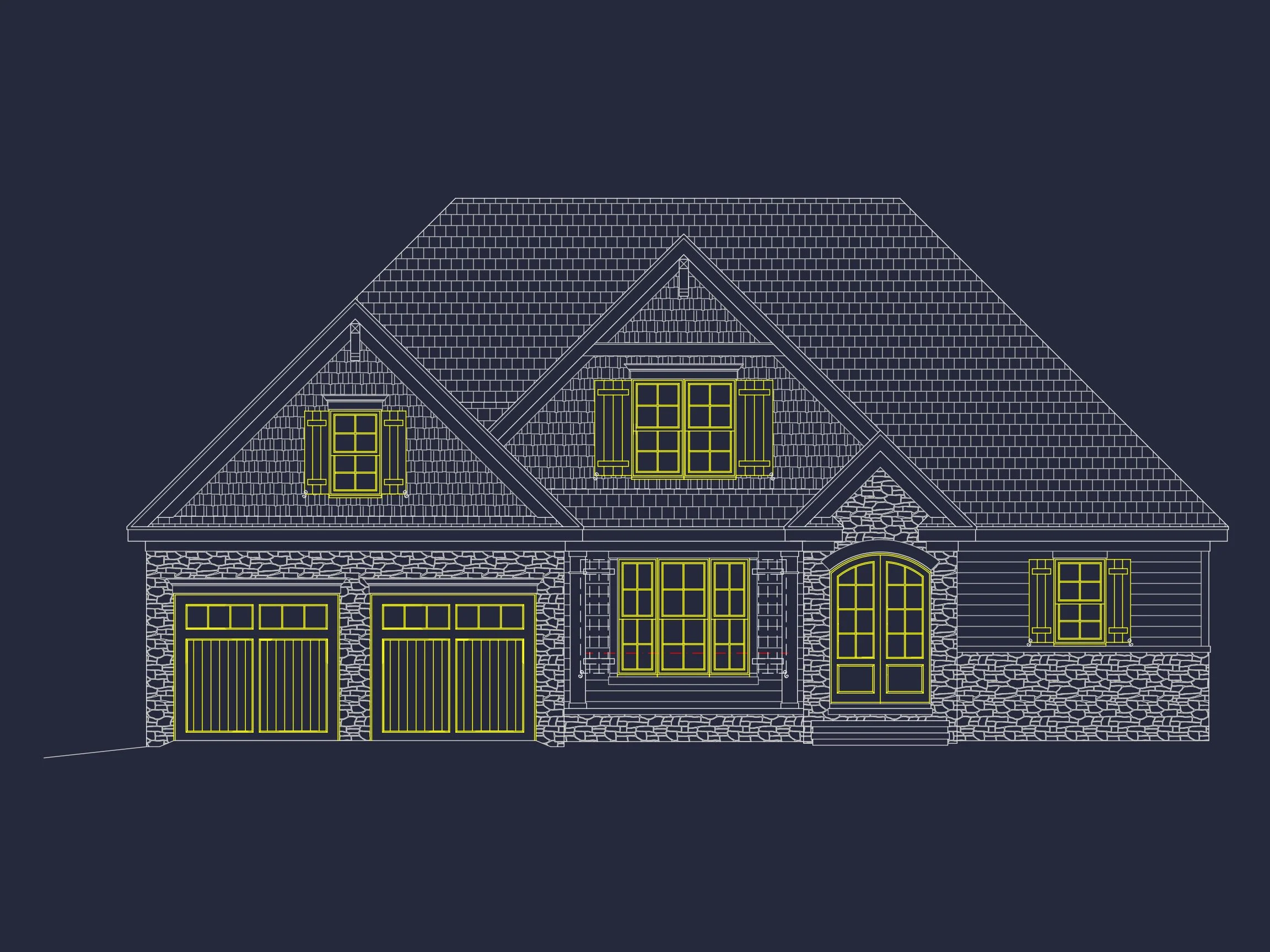 Elegant house Plan with Custom Designs & CAD Blueprints