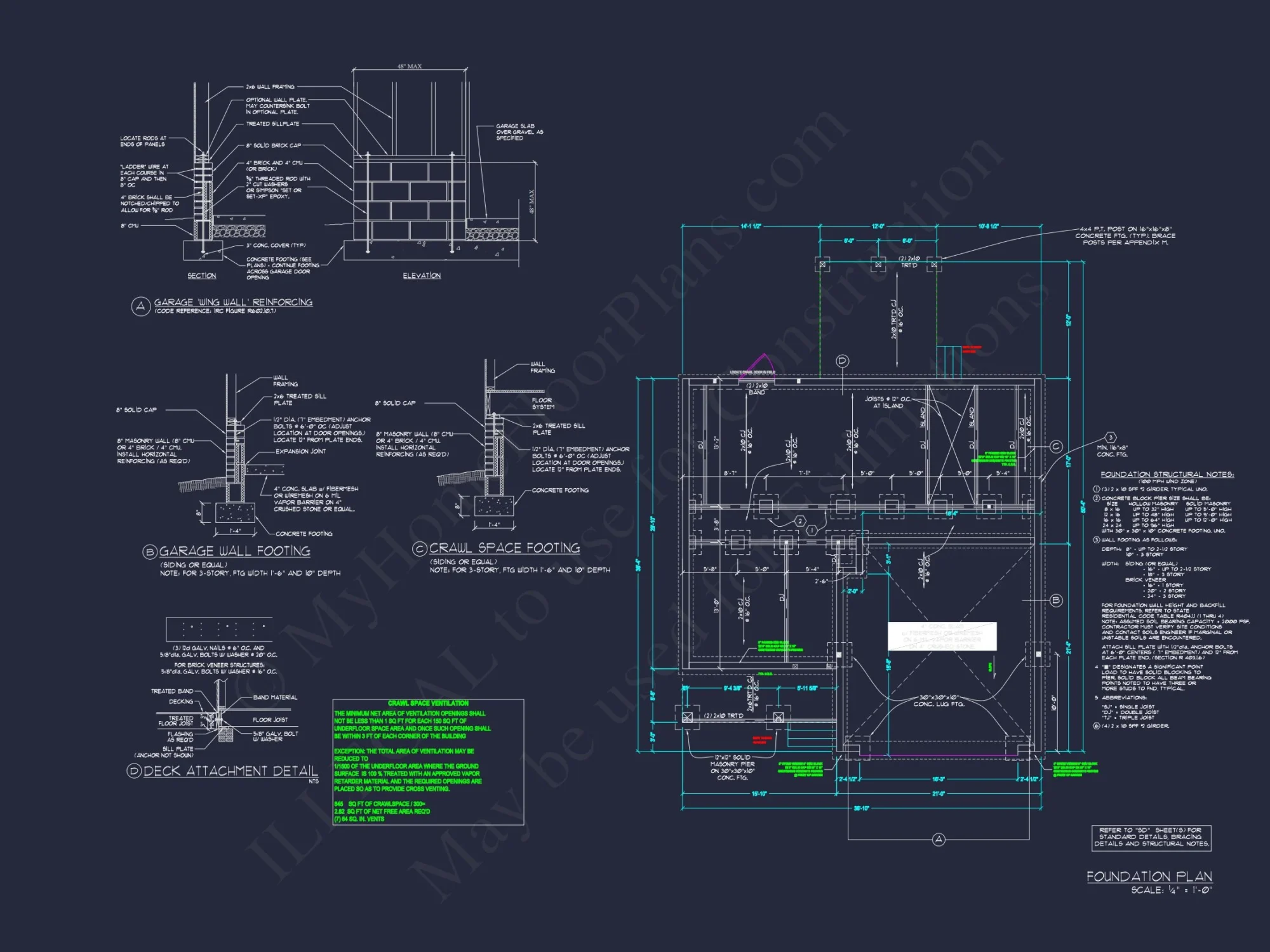 Modern Suburban house Plan - CAD Blueprint for a 2-Story Design