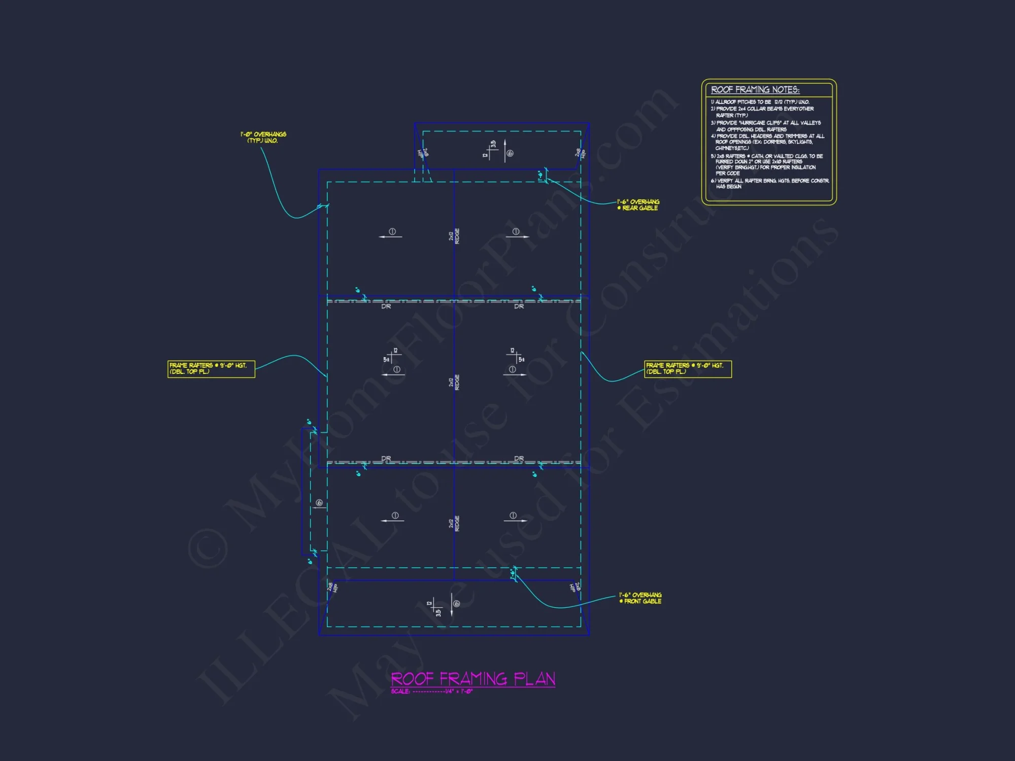 house Floor Plan Design: 2-Story Craftsman Blueprint with CAD