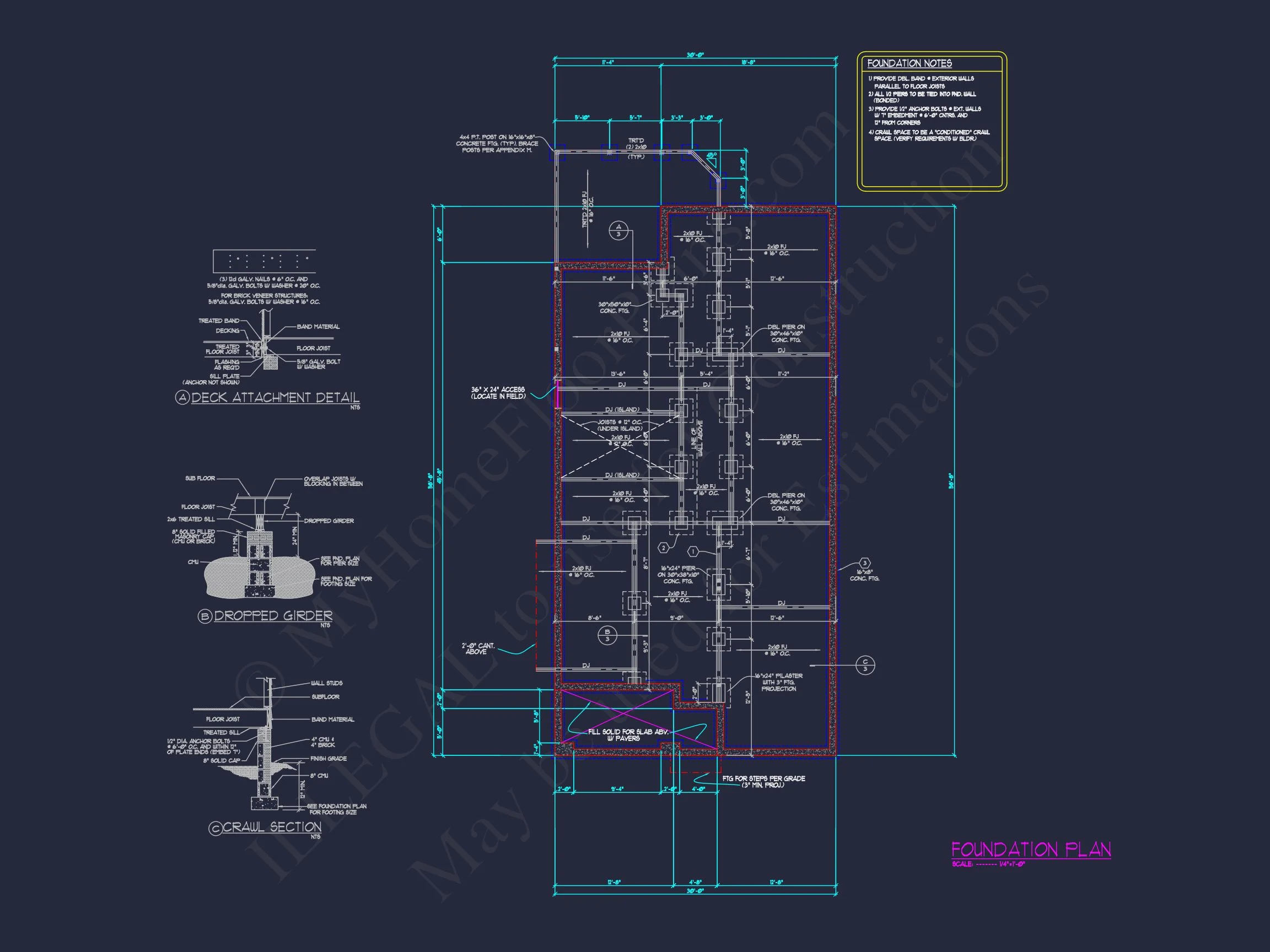 14-1992 HOUSE PLAN - House Floor Plan Design: 2-Story Craftsman Blueprint with CAD 16 house Floor Plan Design: 2-Story Craftsman Blueprint with CAD