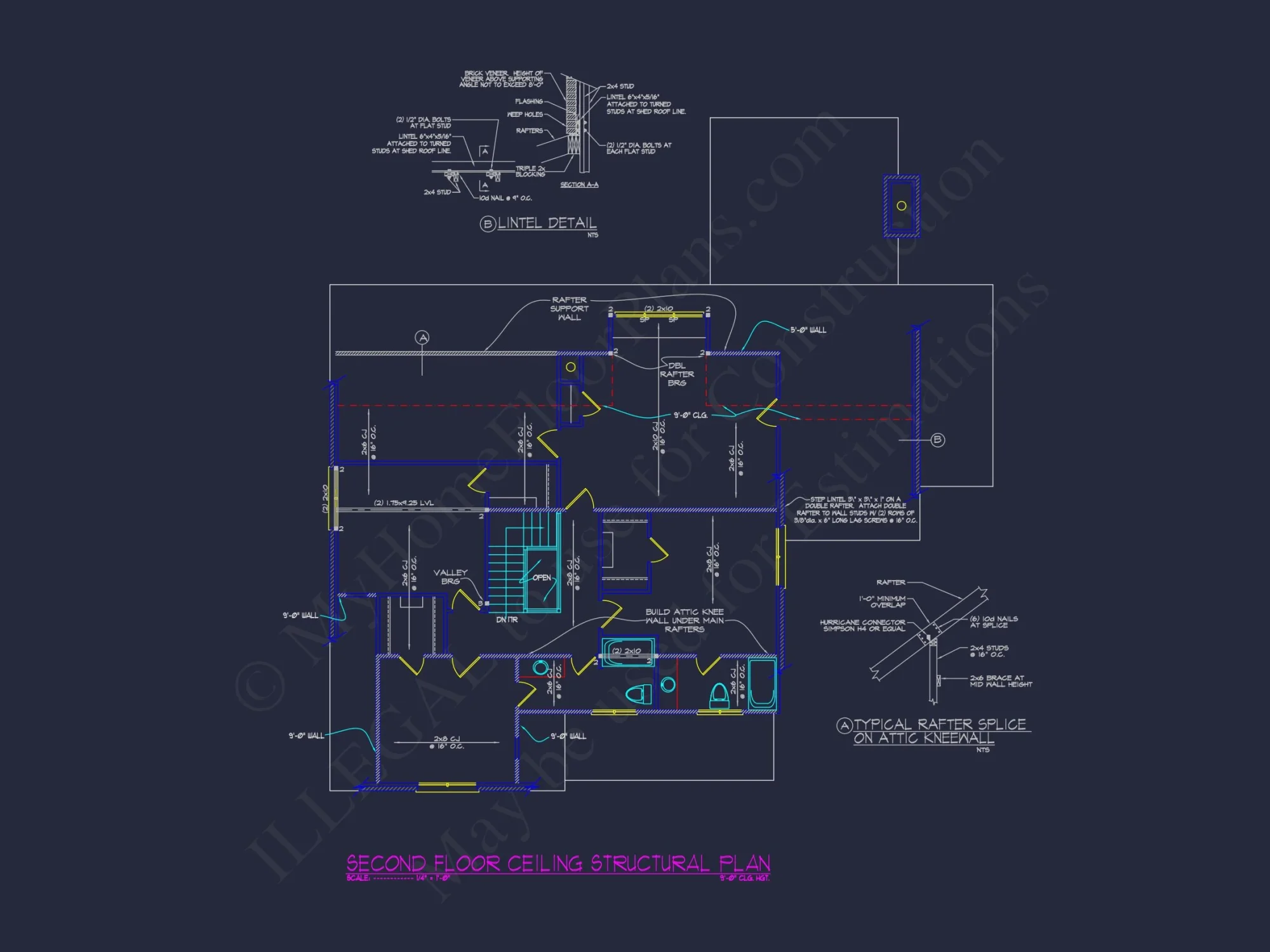 Craftsman house Plan with Floor Plan, CAD, and Blueprints