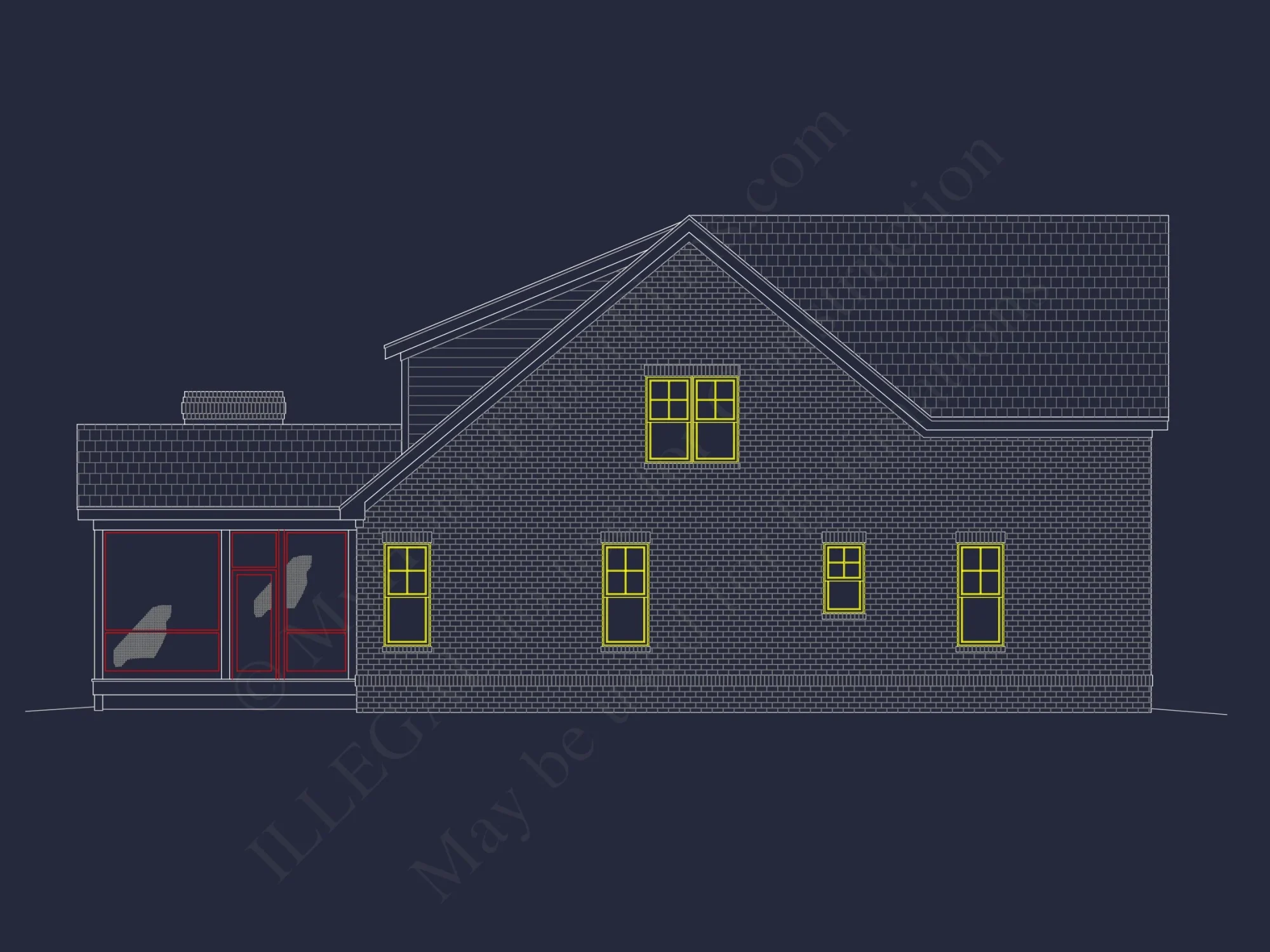 Craftsman house Plan with Floor Plan, CAD, and Blueprints