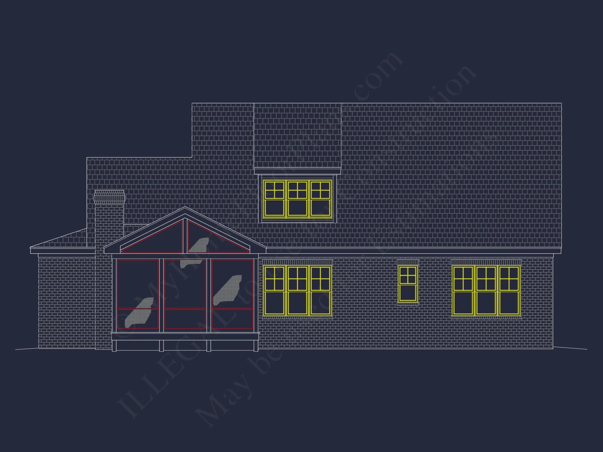 Craftsman house Plan with Floor Plan, CAD, and Blueprints