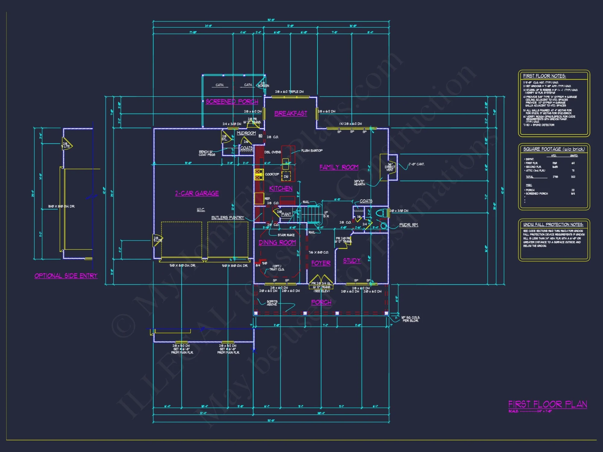 "Traditional craftsman style house plan with 2.5 floors and garage"