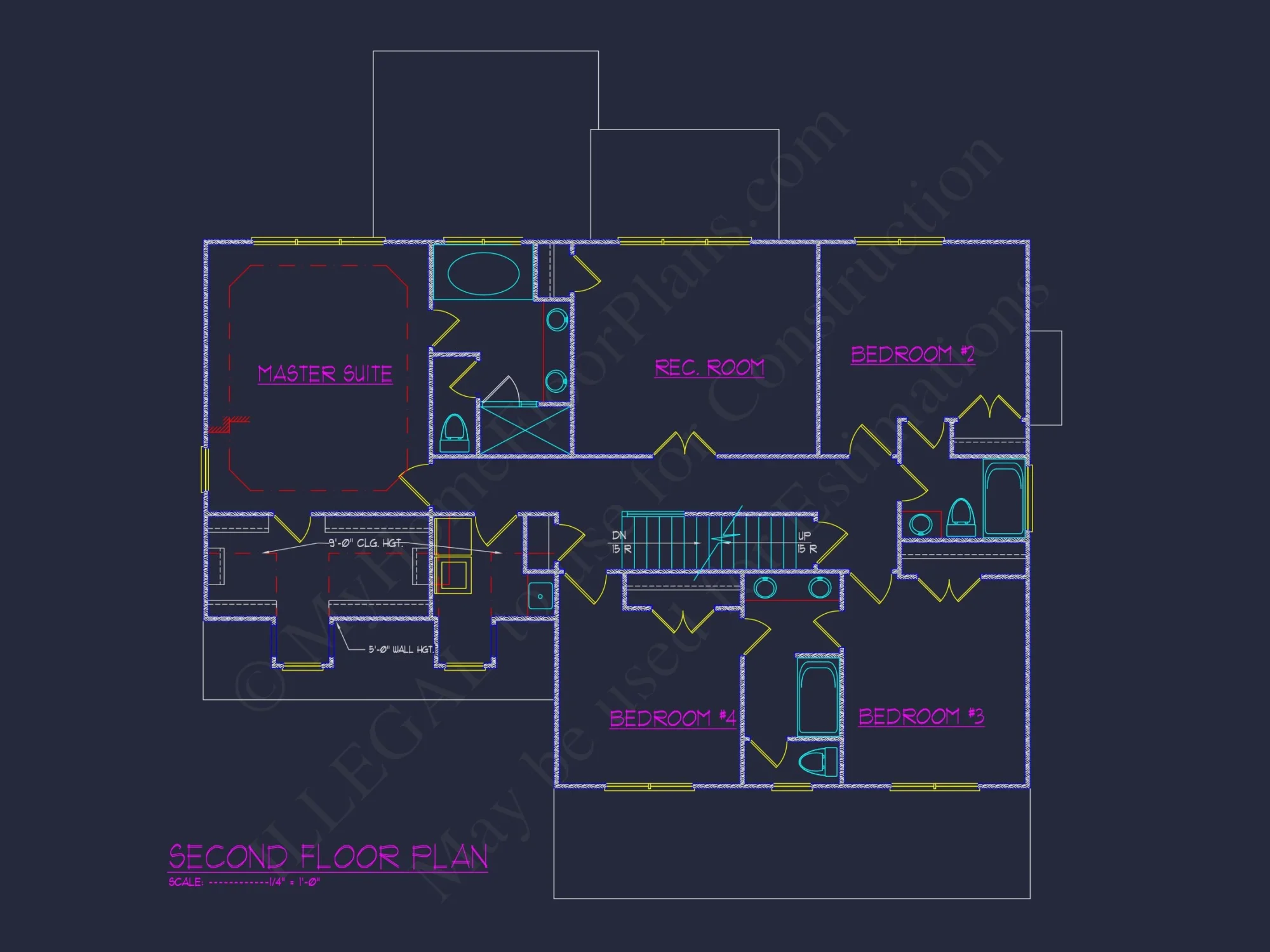 "Traditional Craftsman style house plan featuring 2.5 floors and a garage"