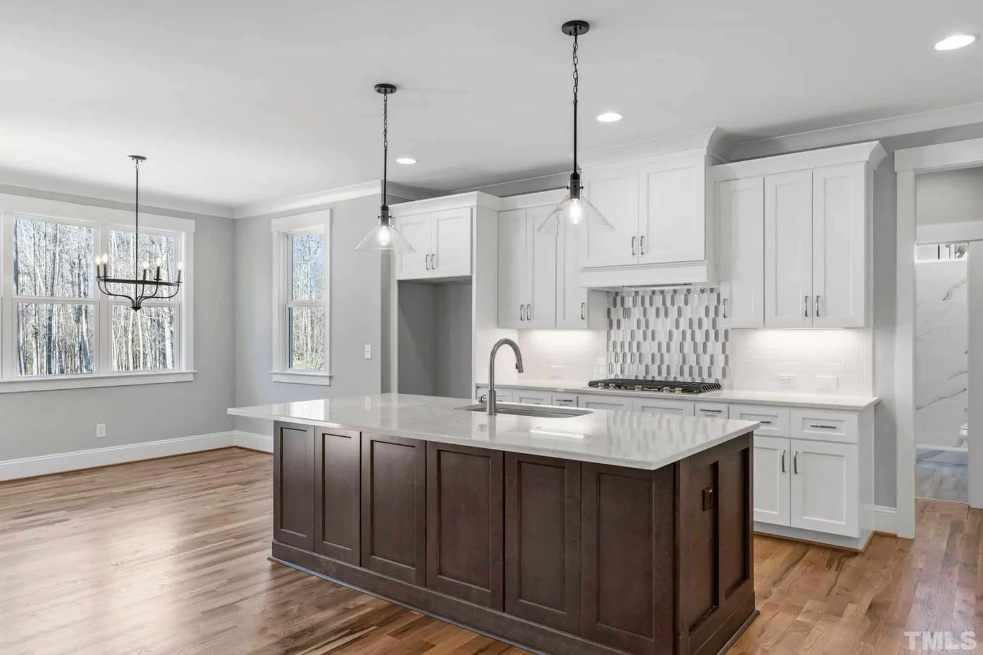 Traditional Craftsman house Plan with 2.5 Floors and Garage