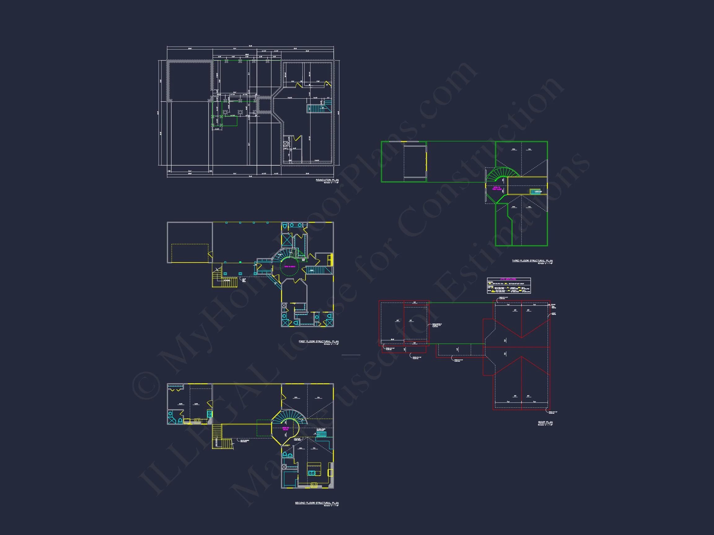 14-1763 HOUSE PLAN - Craftsman House Plan and CAD Floor Blueprint Designs 13 Craftsman house Plan and CAD Floor Blueprint Designs