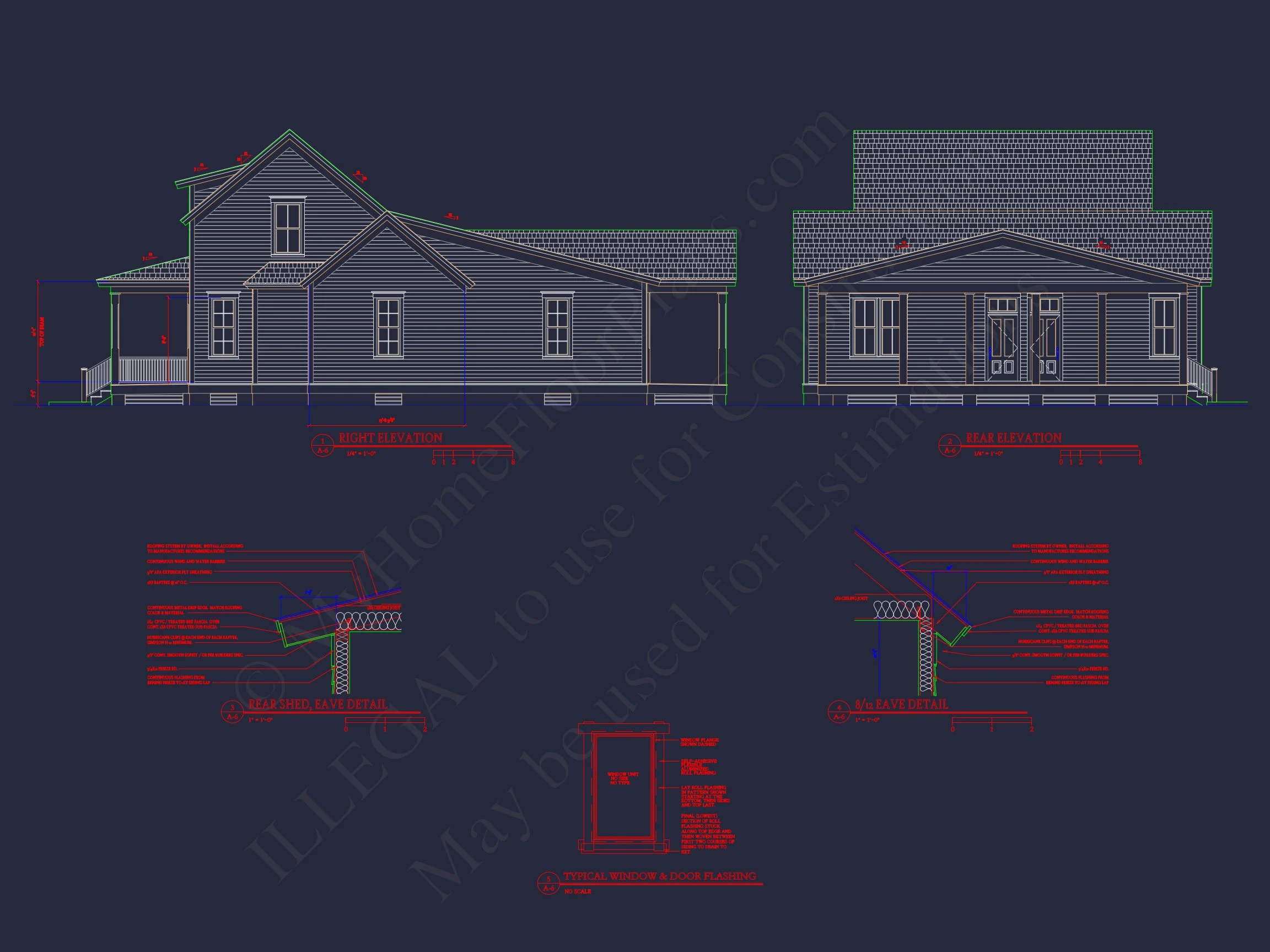 14-1731 HOUSE PLAN - Elegant 2-Story House Plan: Blueprint with CAD Designs 4 Elegant 2-Story house Plan: Blueprint with CAD Designs
