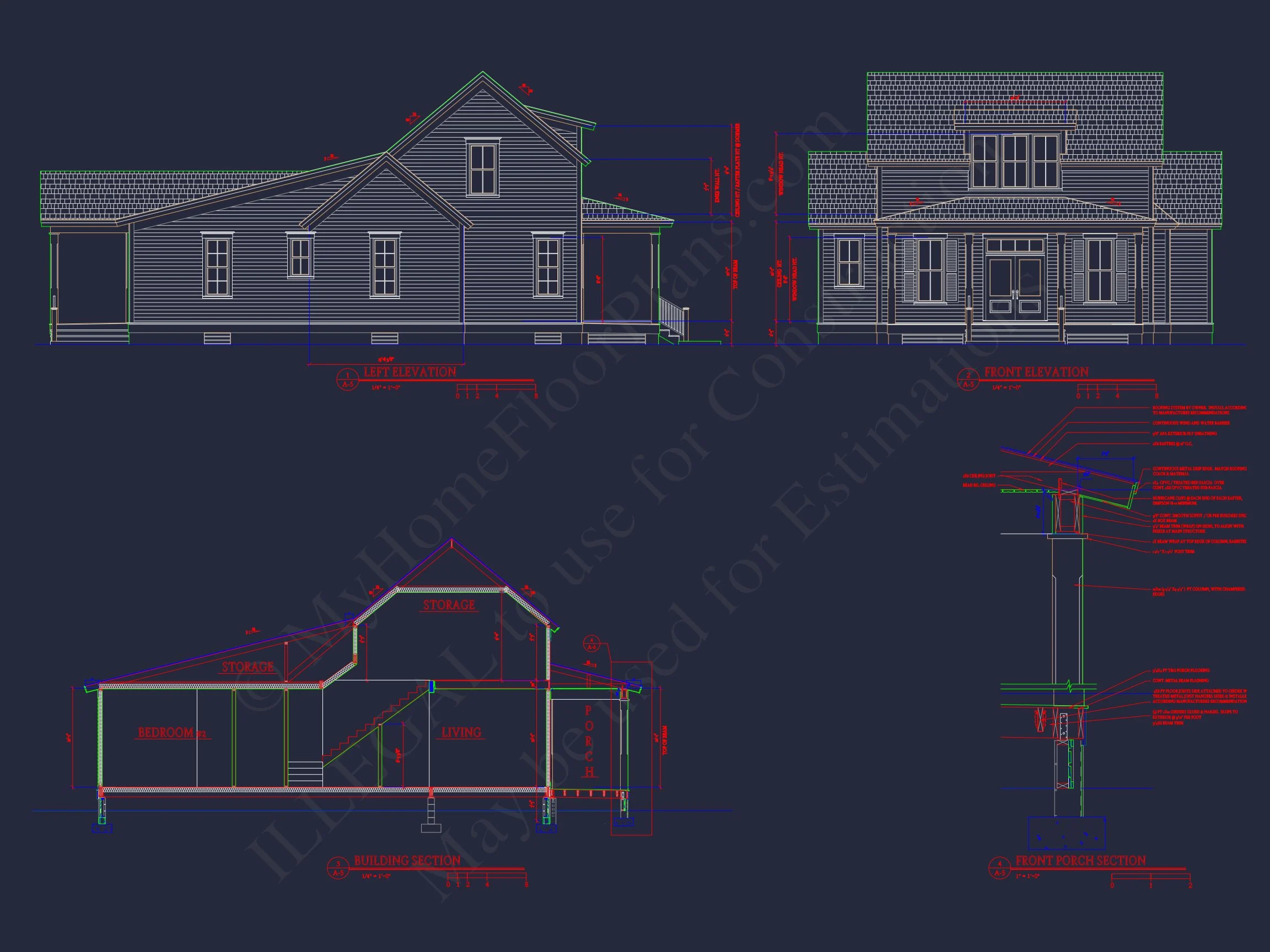 14-1731 HOUSE PLAN - Elegant 2-Story House Plan: Blueprint with CAD Designs 3 Elegant 2-Story house Plan: Blueprint with CAD Designs
