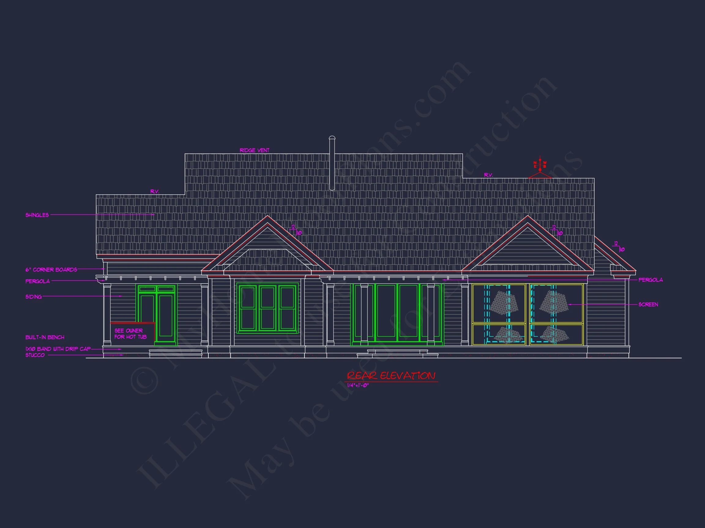 14-1723B HOUSE PLAN - Beautiful House Plan Featuring Classic Architecture & CAD Designs 9 Beautiful house Plan Featuring Classic Architecture & CAD Designs
