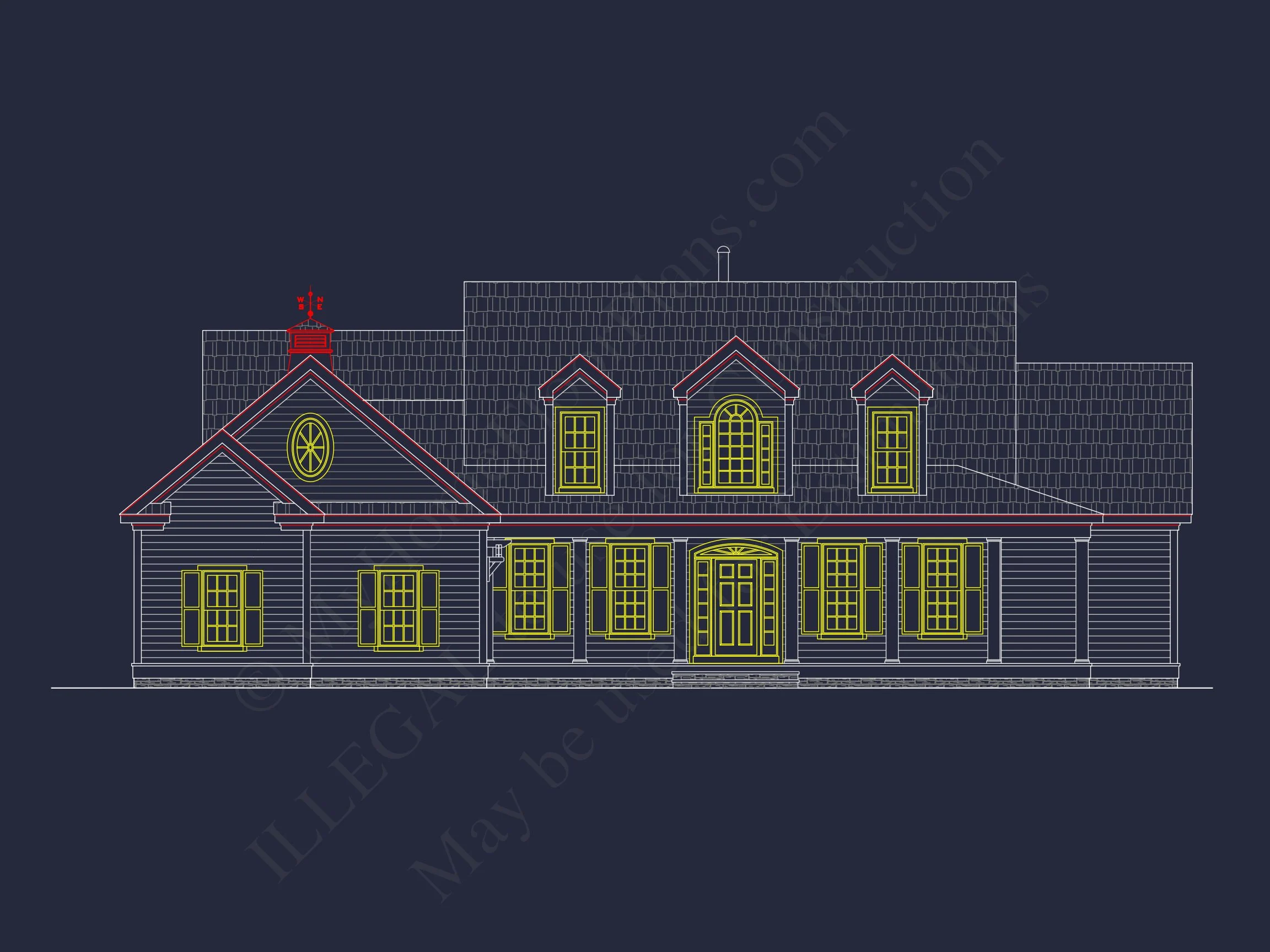 14-1723B HOUSE PLAN - Beautiful House Plan Featuring Classic Architecture & CAD Designs 3 Beautiful house Plan Featuring Classic Architecture & CAD Designs