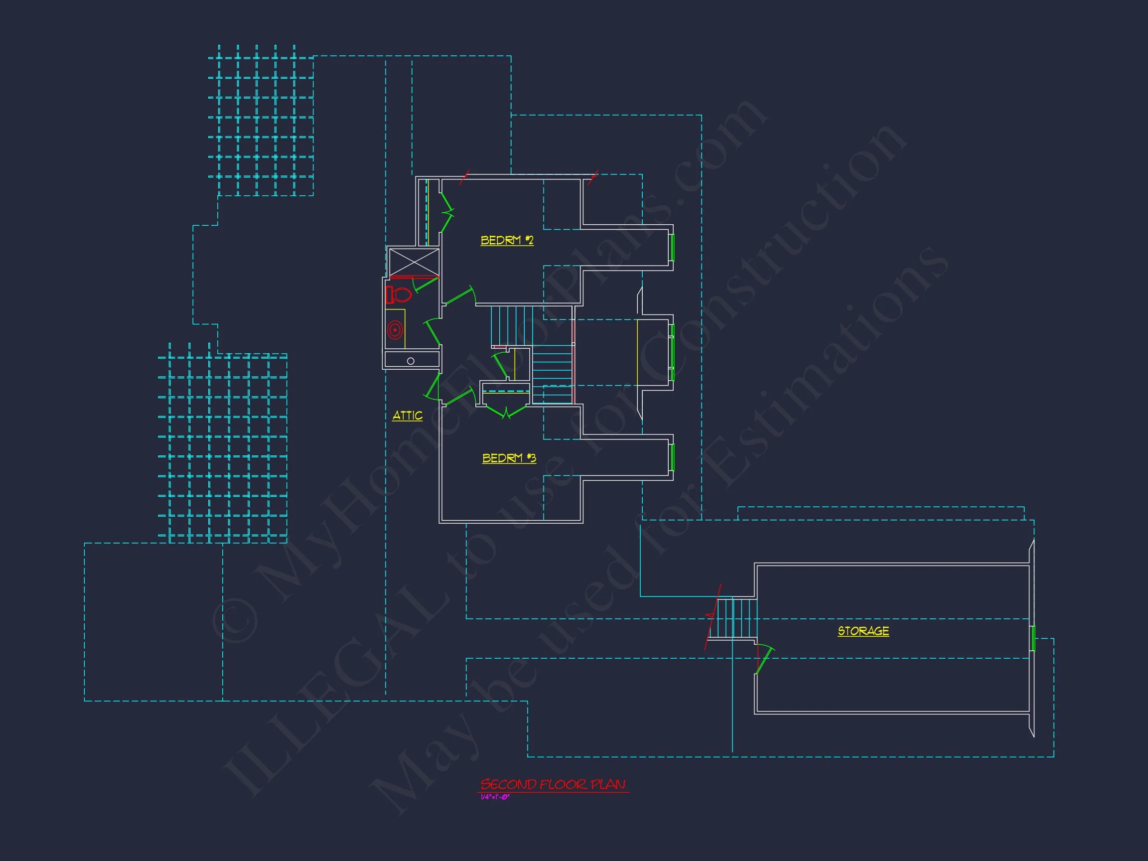 Elegant house Plan with CAD Blueprints
