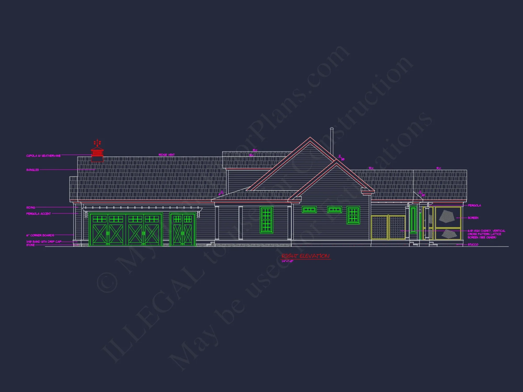 Elegant house Plan with CAD Blueprints