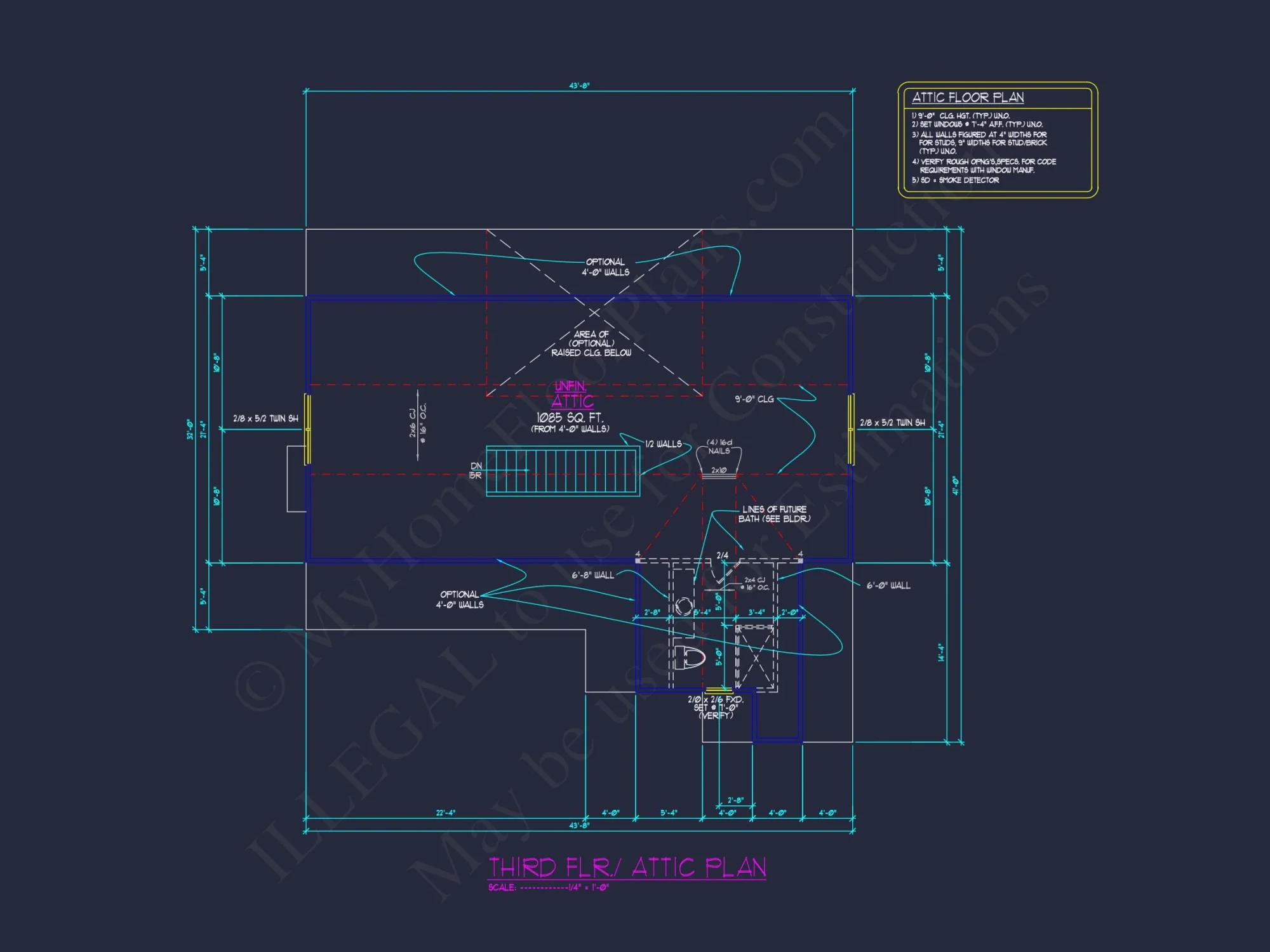 house Plan Blueprint with Spacious Layout, CAD Design & Features