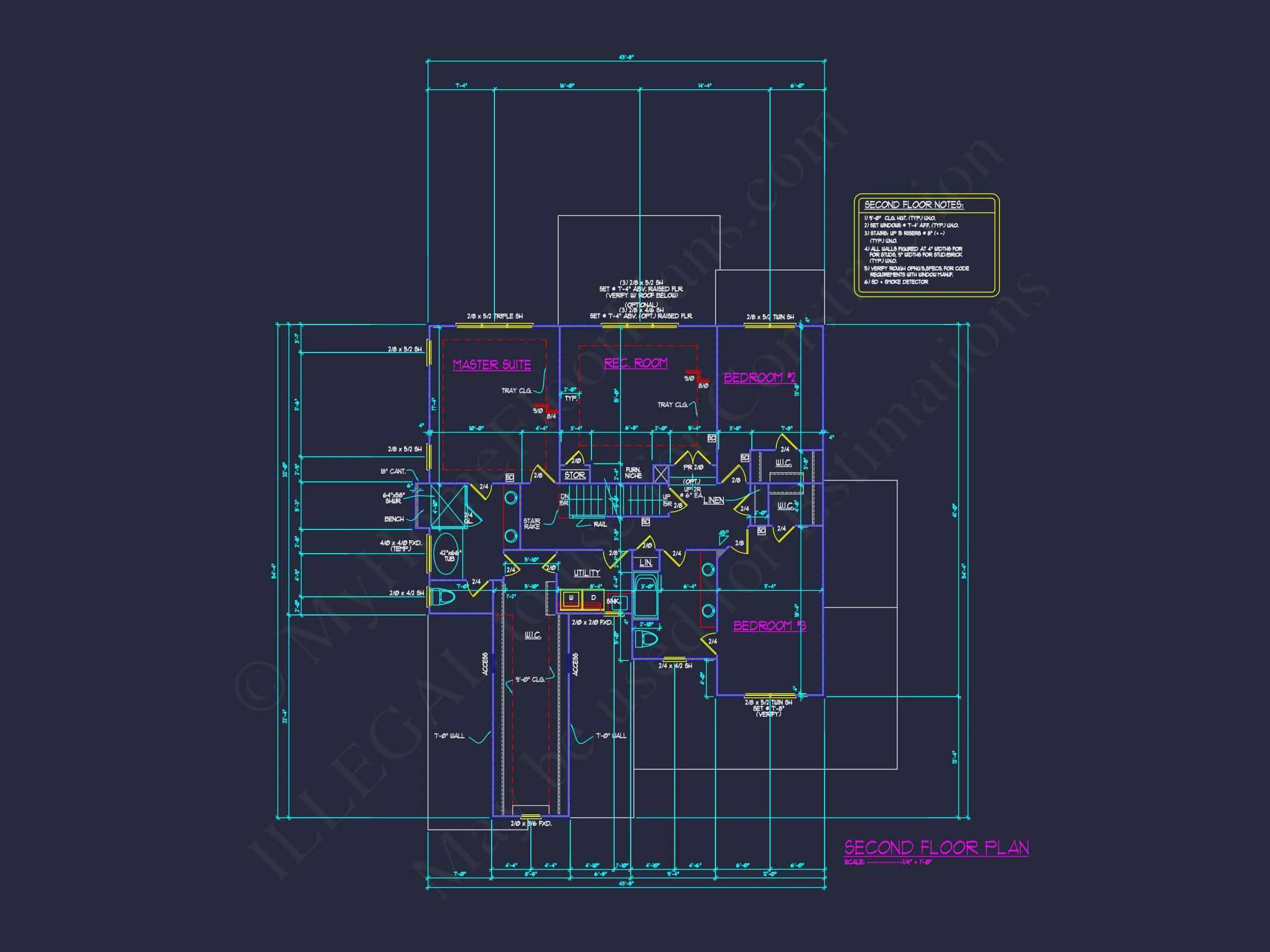14-1671 HOUSE PLAN - House Plan Blueprint with Spacious Layout, CAD Design & Features 14 house Plan Blueprint with Spacious Layout, CAD Design & Features