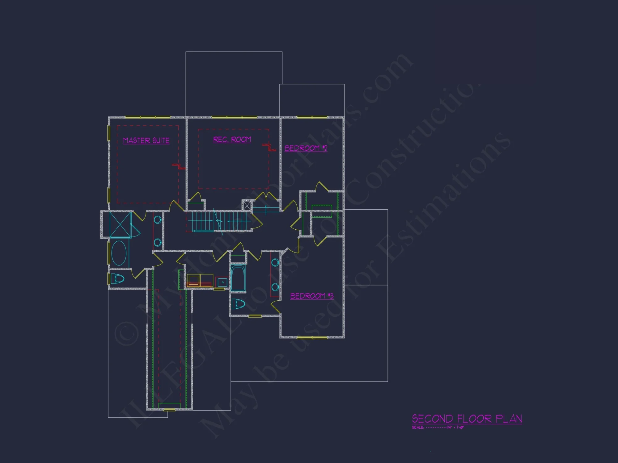 house Plan Blueprint with Spacious Layout, CAD Design & Features