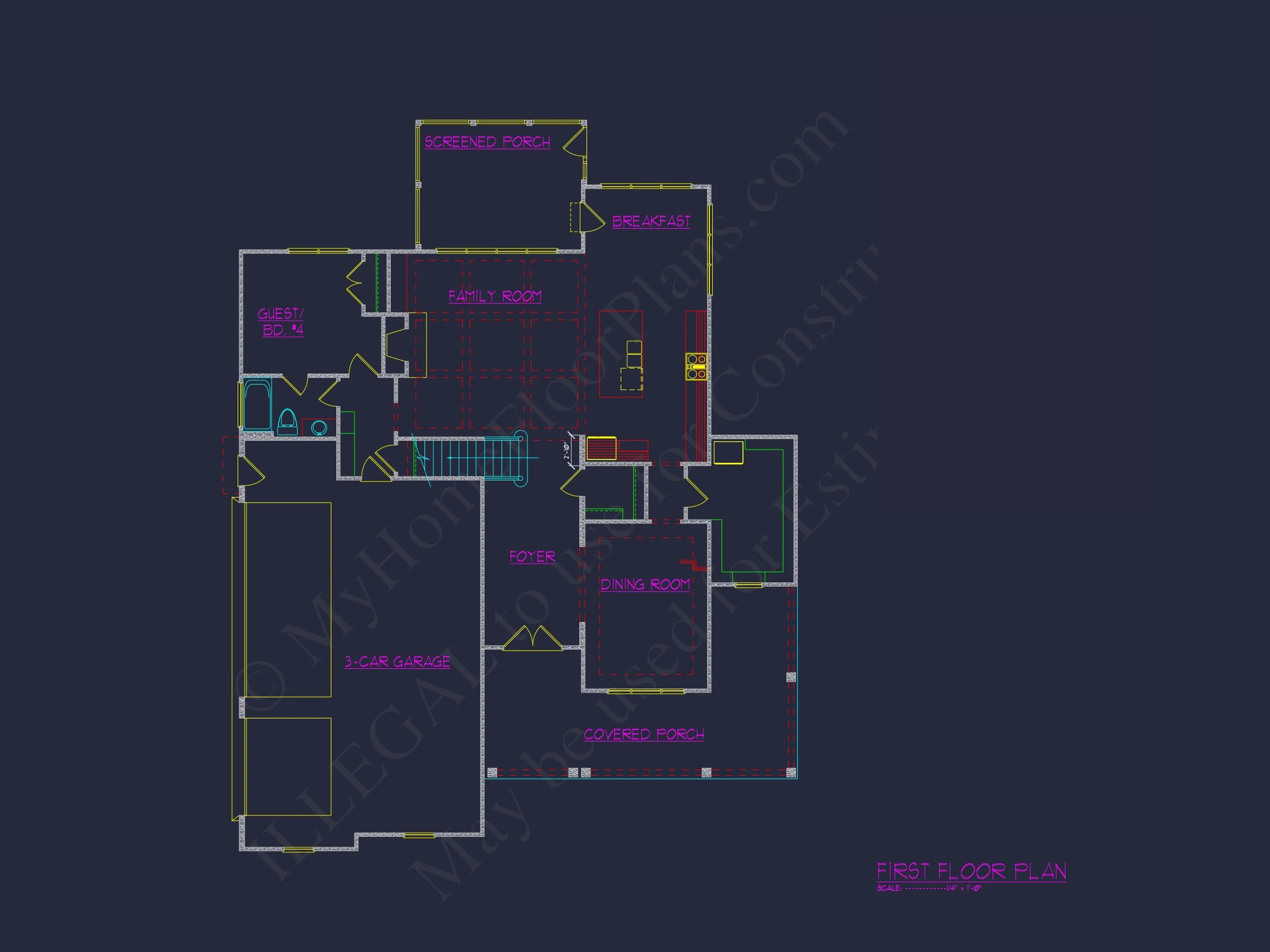 14-1671 HOUSE PLAN - House Plan Blueprint with Spacious Layout, CAD Design & Features 9 house Plan Blueprint with Spacious Layout, CAD Design & Features