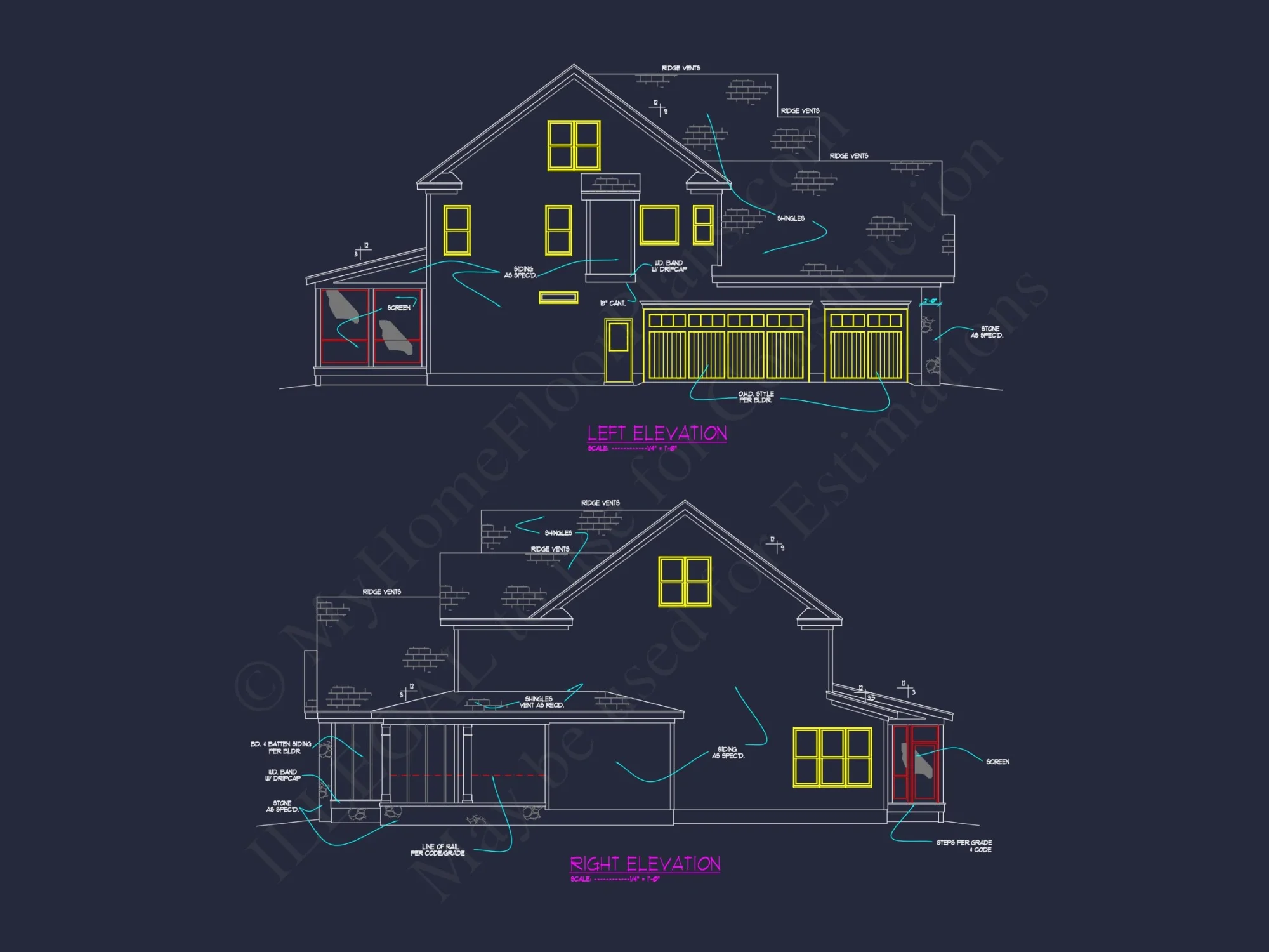 house Plan Blueprint with Spacious Layout, CAD Design & Features