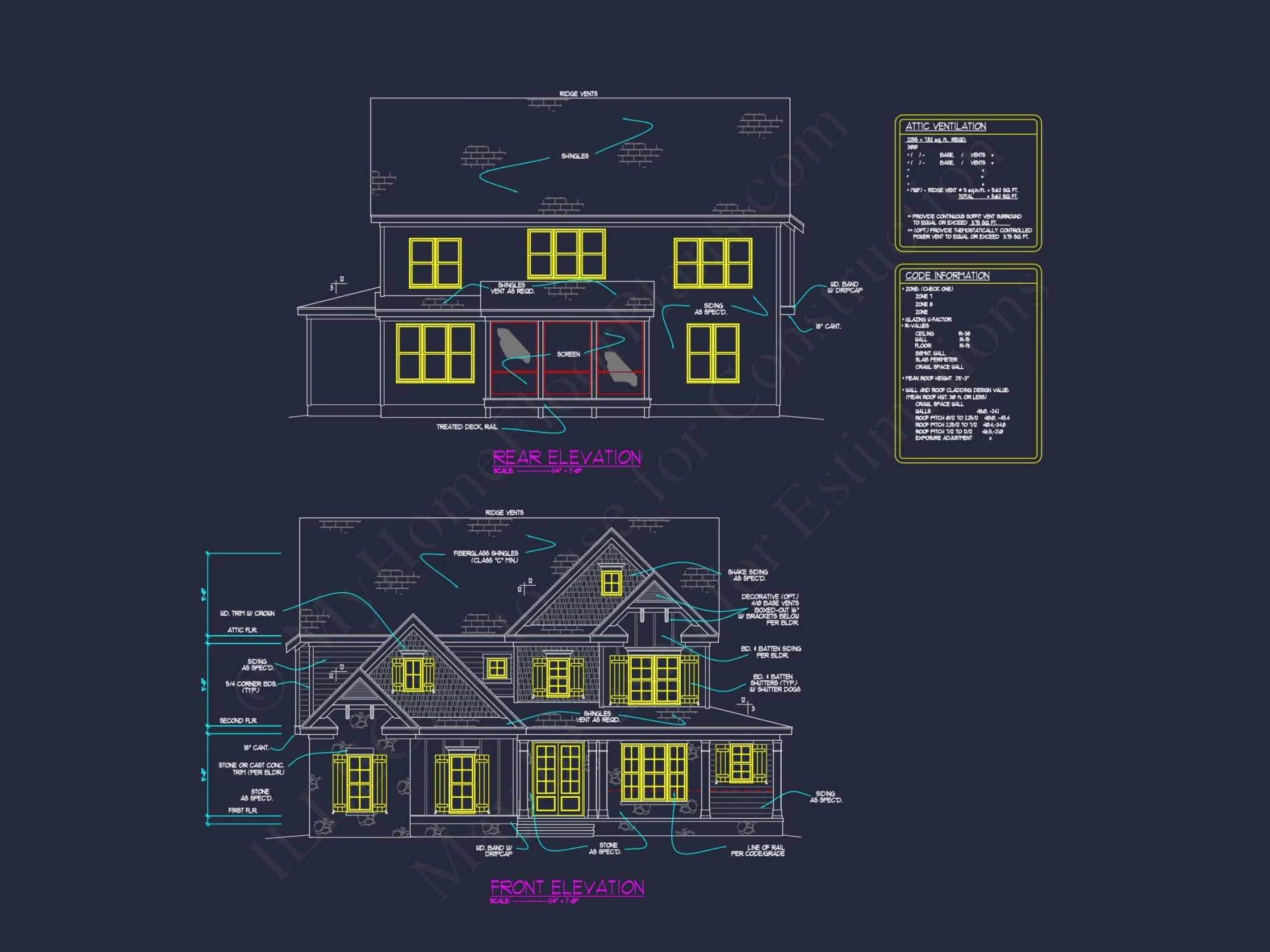 house Plan Blueprint with Spacious Layout, CAD Design & Features