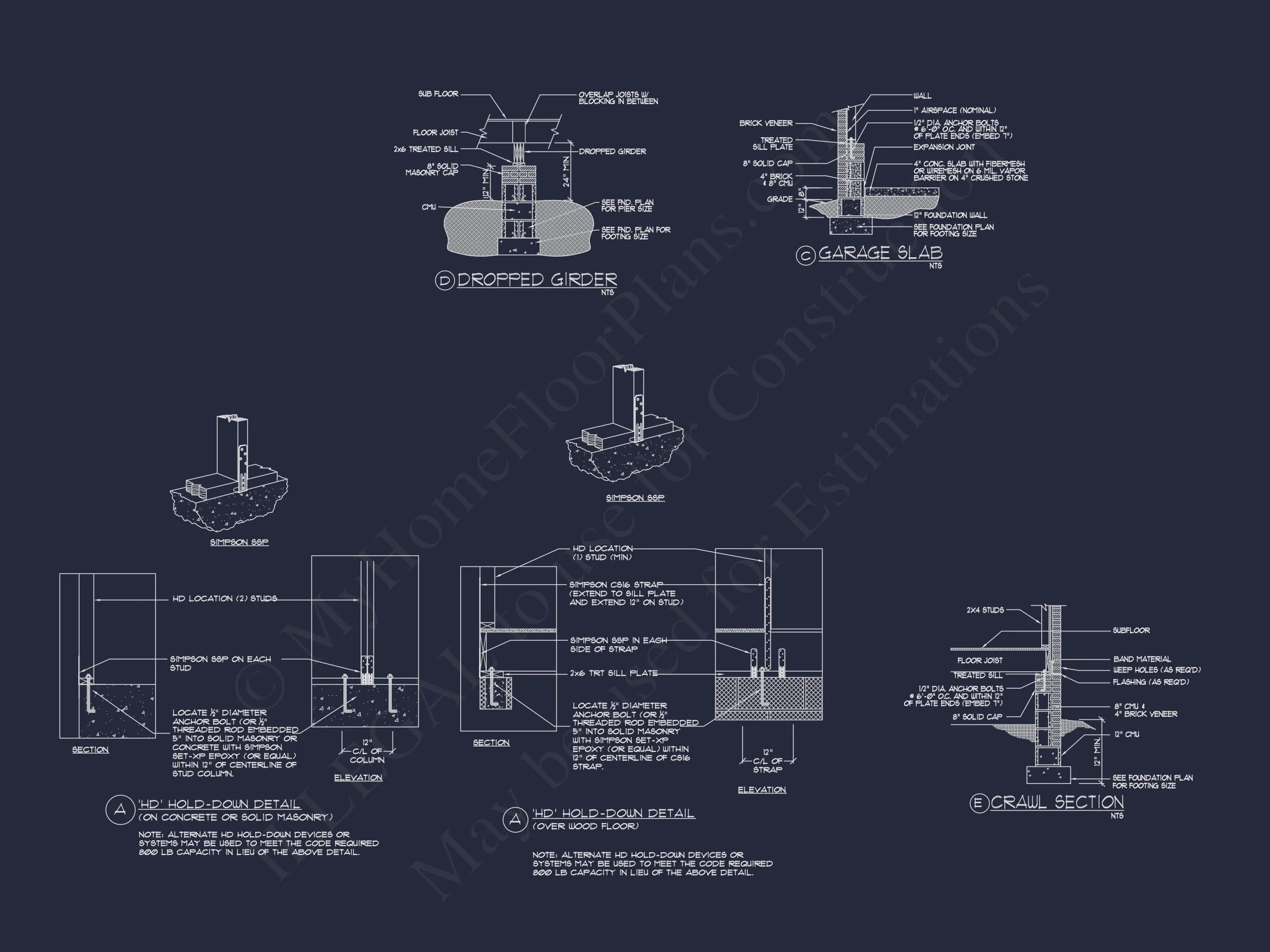 Stunning house Plan Design with Architectural CAD Blueprint