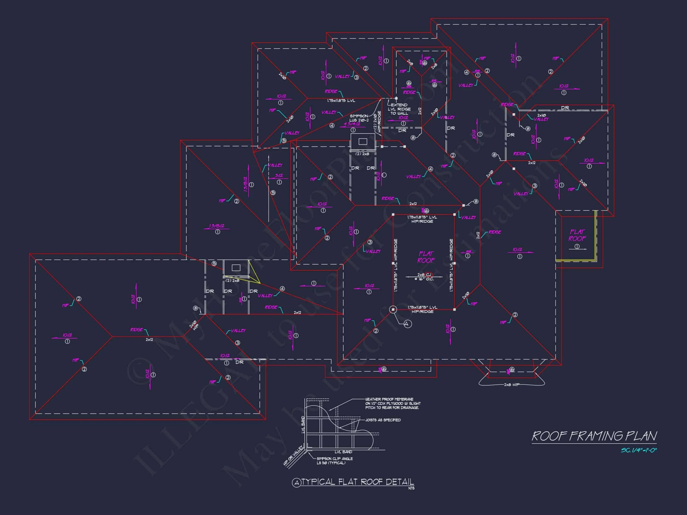 Stunning house Plan Design with Architectural CAD Blueprint
