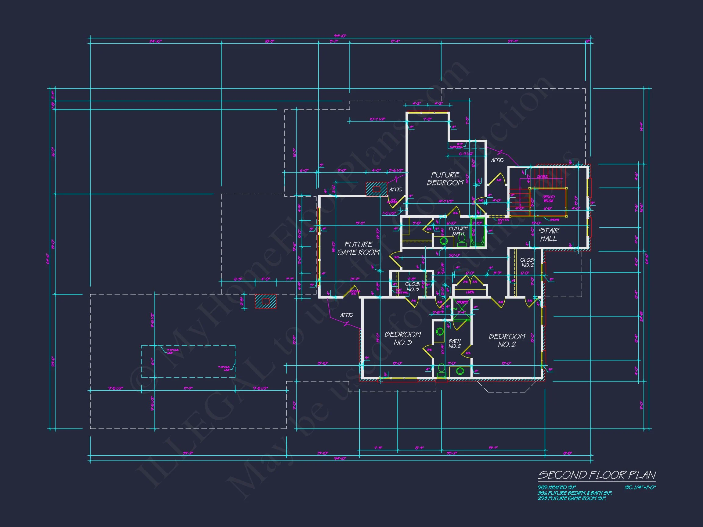 Stunning house Plan Design with Architectural CAD Blueprint