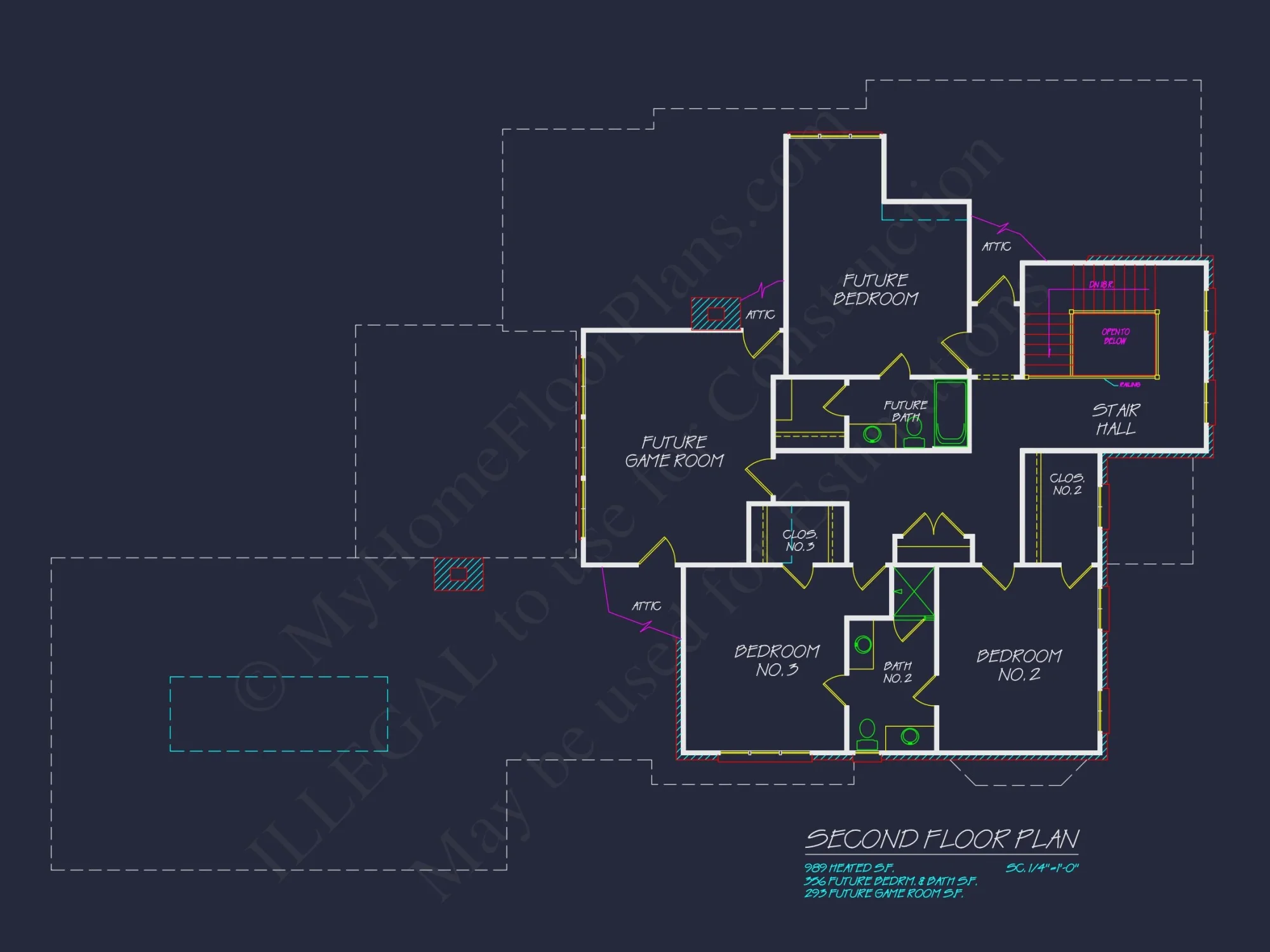 Stunning house Plan Design with Architectural CAD Blueprint