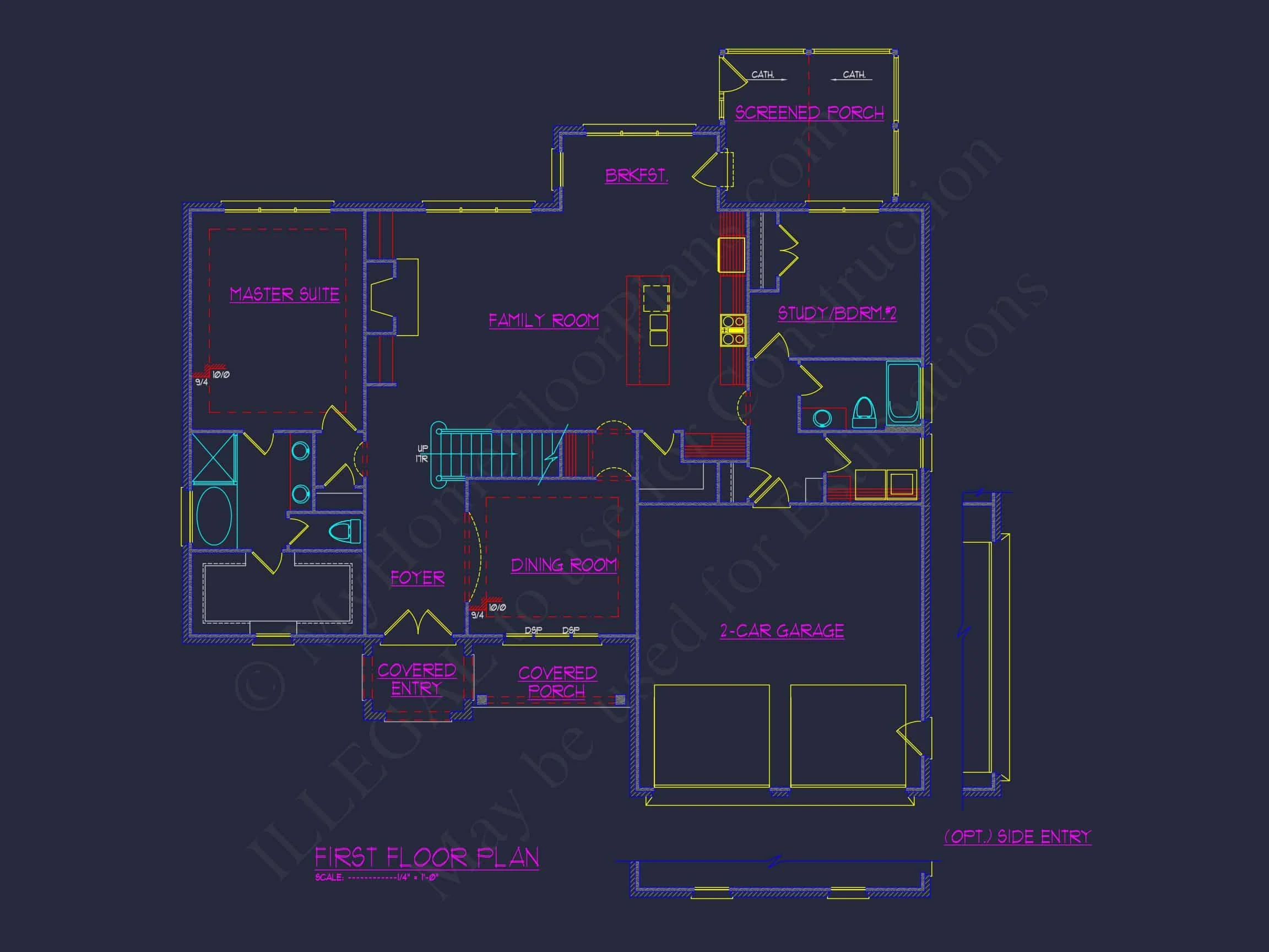 14-1568 HOUSE PLAN - Craftsman and Traditional House Floor Plan with CAD Designs 7 Craftsman and Traditional house Floor Plan with CAD Designs