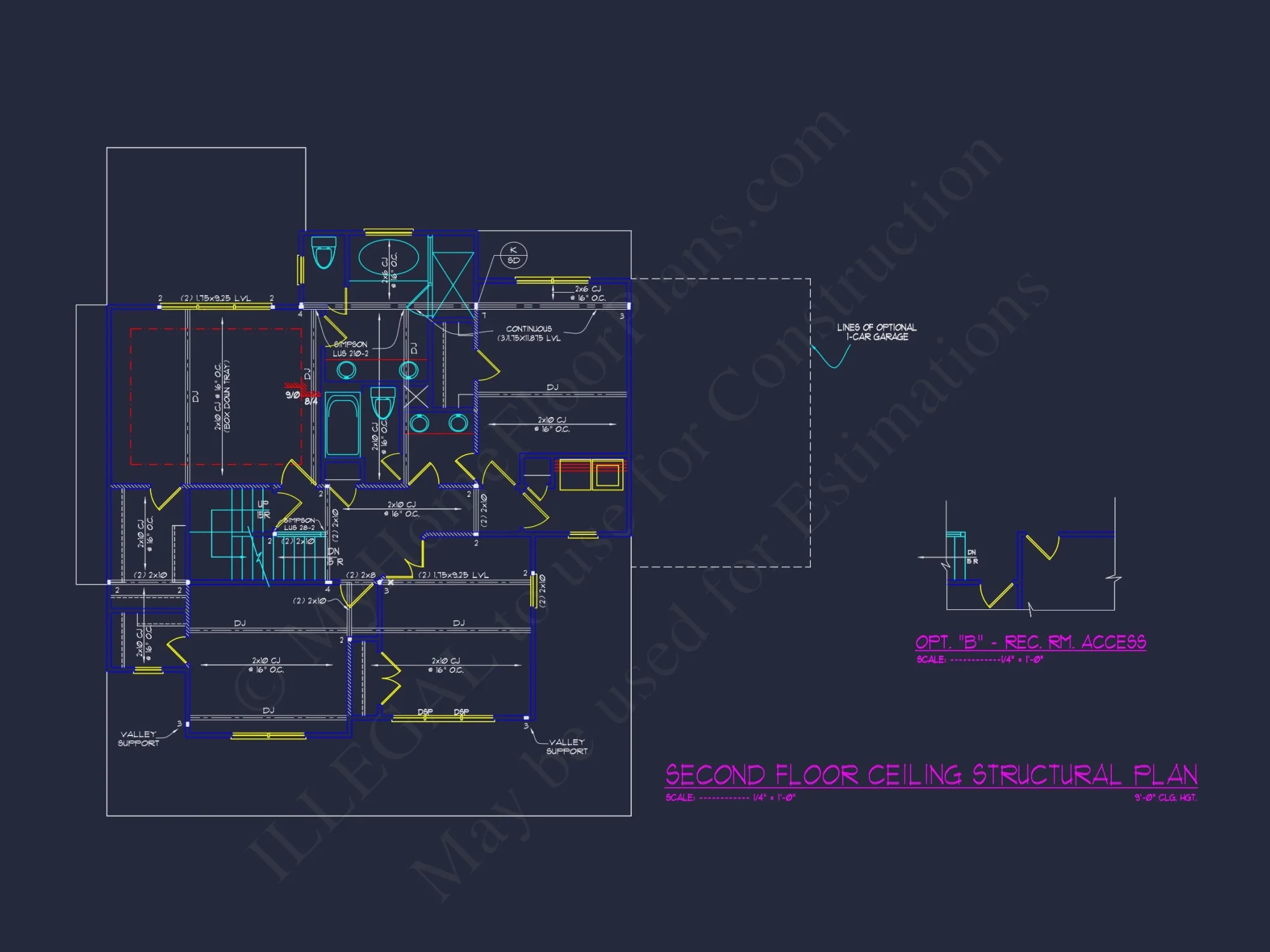 Modern 3-Story Craftsman house Plan with CAD Blueprints