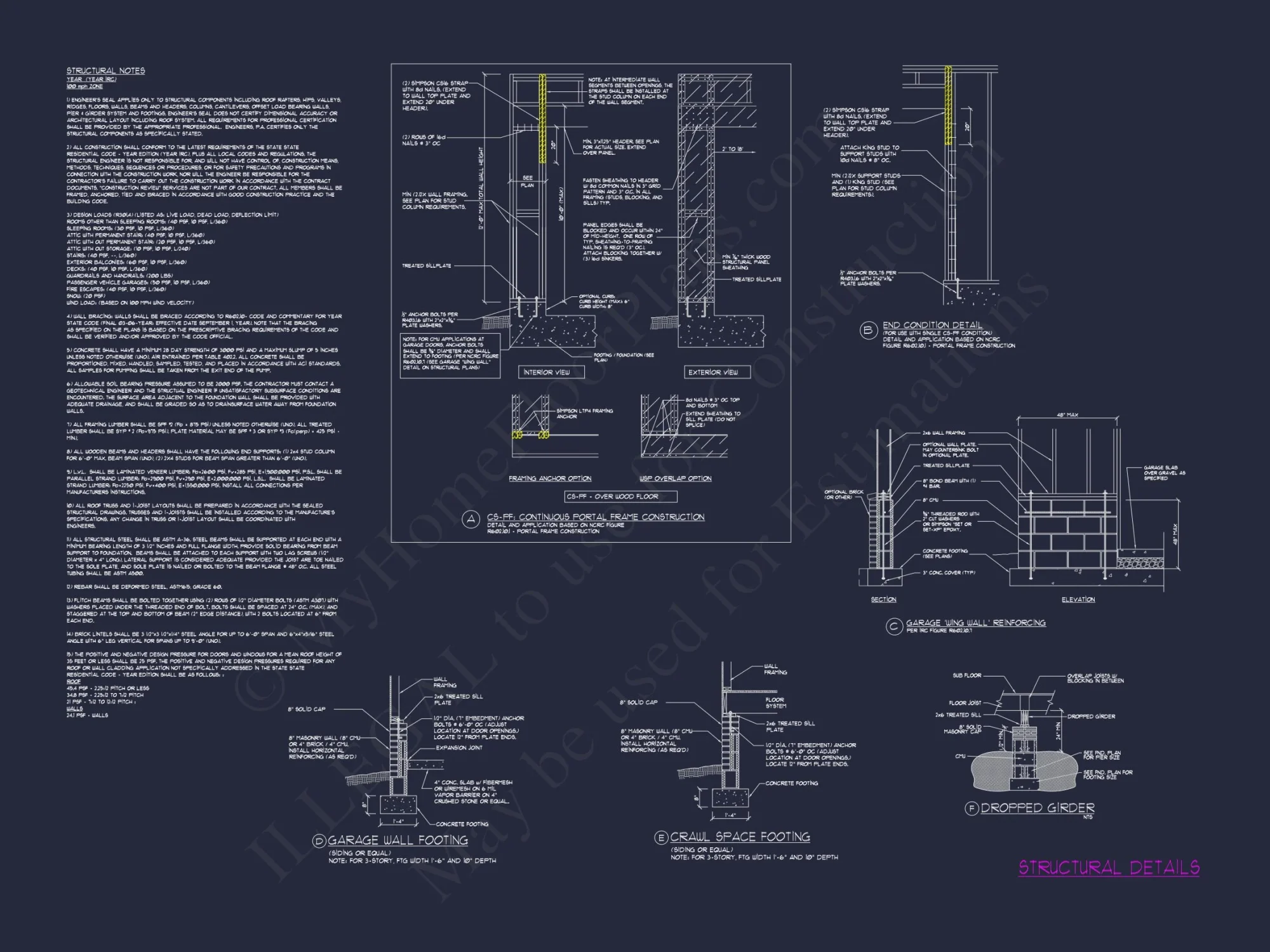Modern Suburban house Blueprint: 4-Bedroom Floor Plan Designs