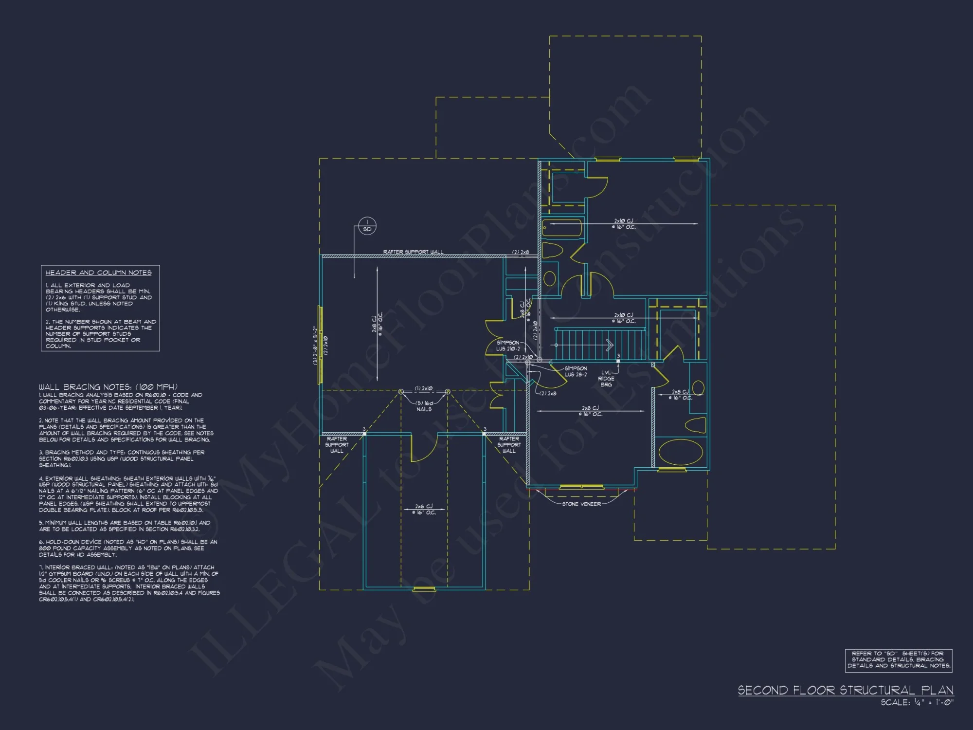 Classic house Plan with 2 Floors, CAD Blueprints & Designs