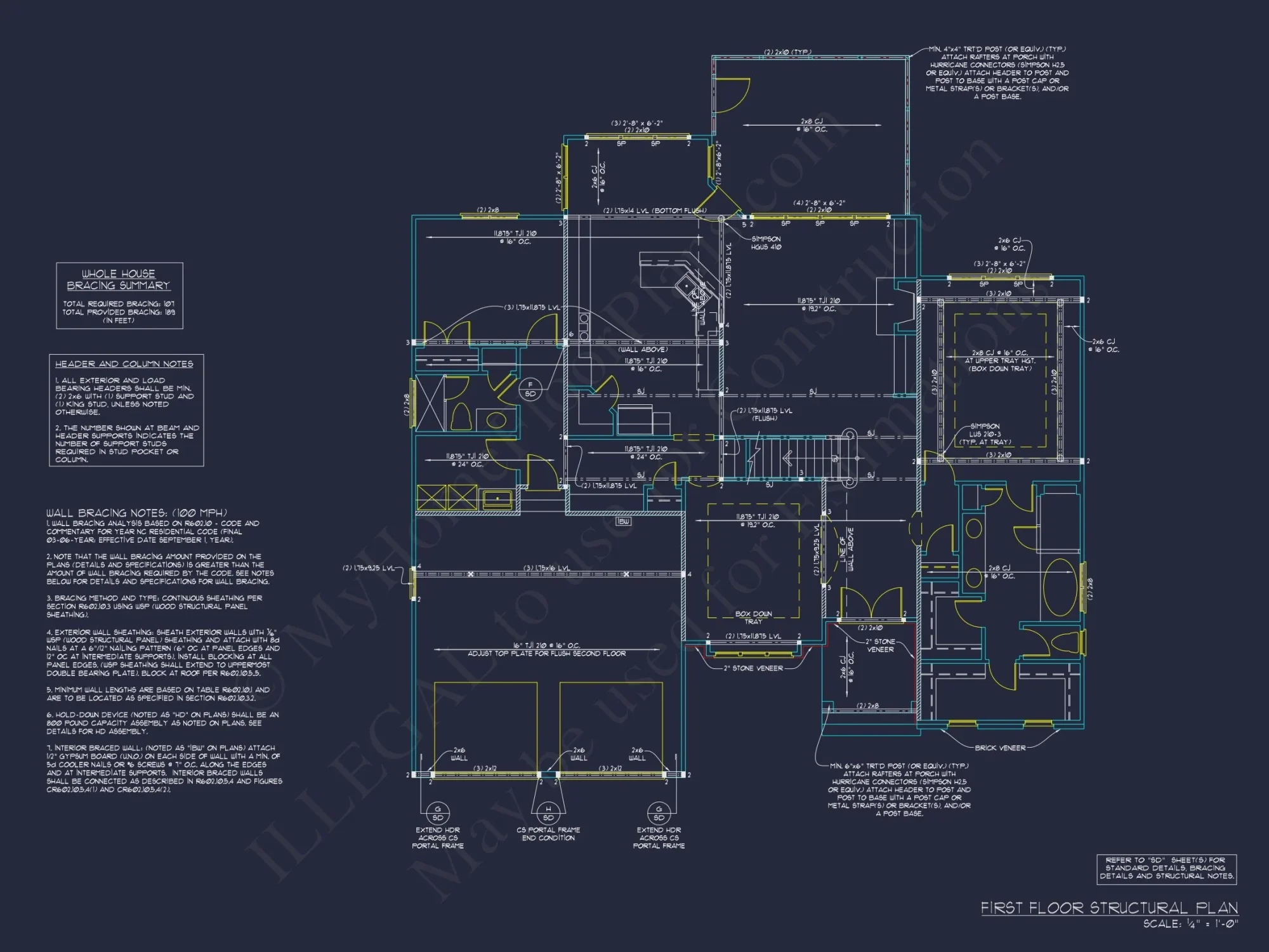 Classic house Plan with 2 Floors, CAD Blueprints & Designs