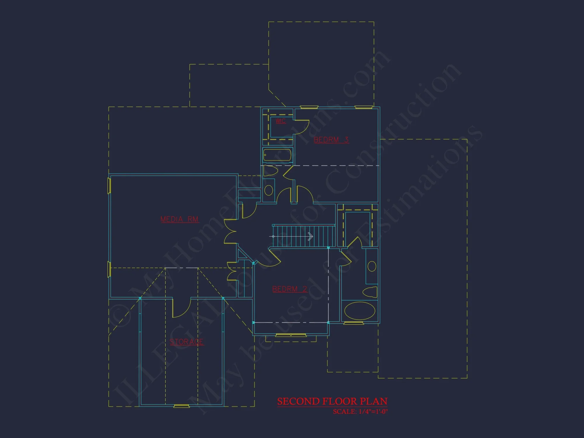 Classic house Plan with 2 Floors, CAD Blueprints & Designs