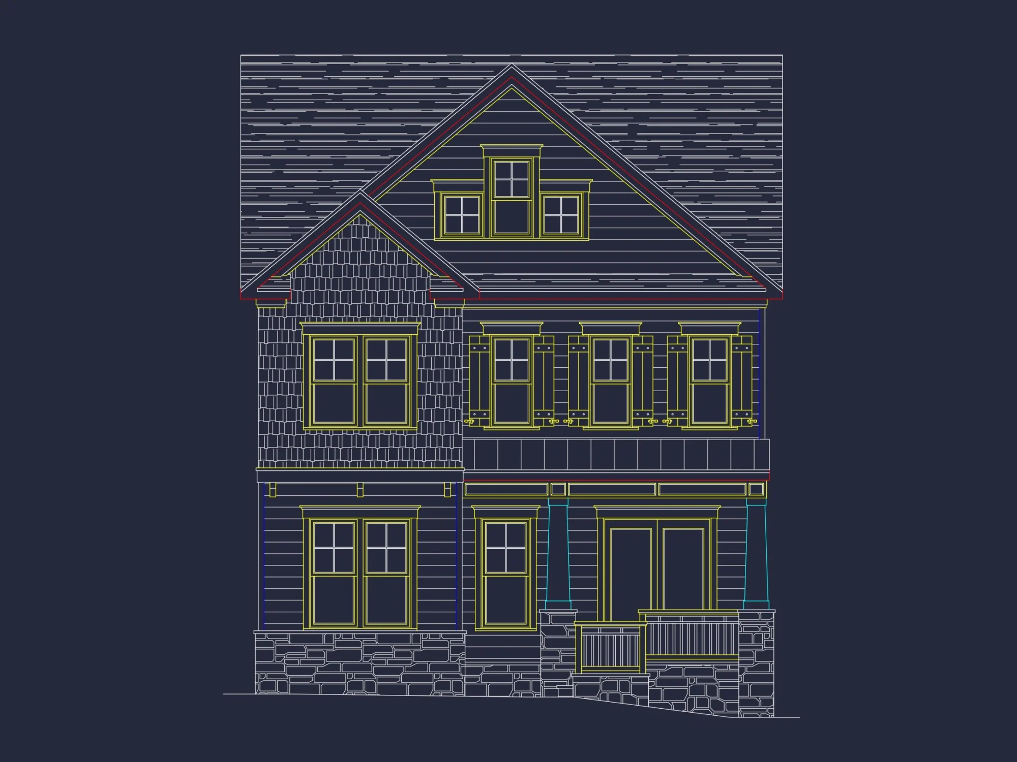 Modern house Plan with Flexible Floor Plan and Stylish Designs