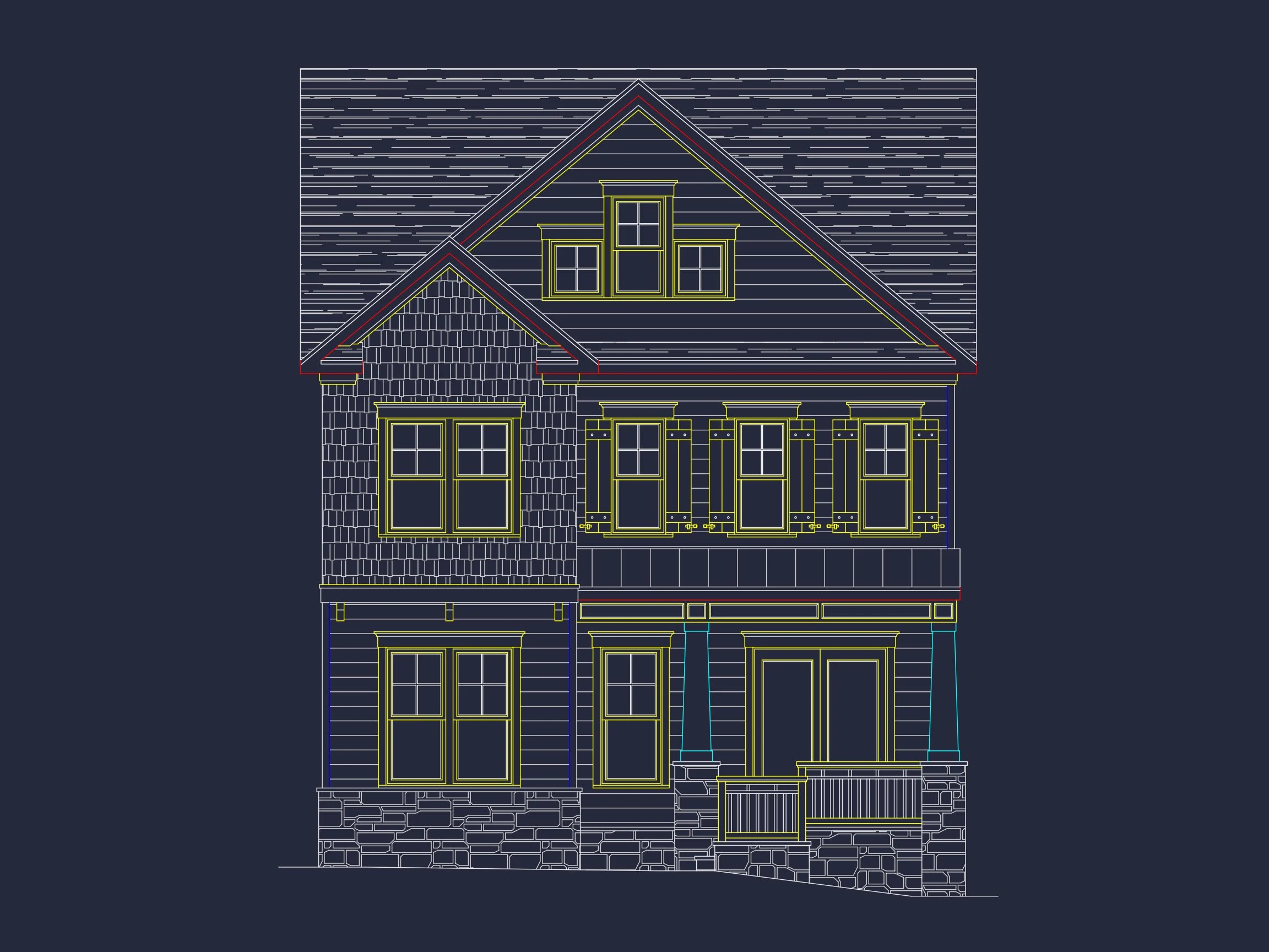 Modern house Plan with Flexible Floor Plan and Stylish Designs