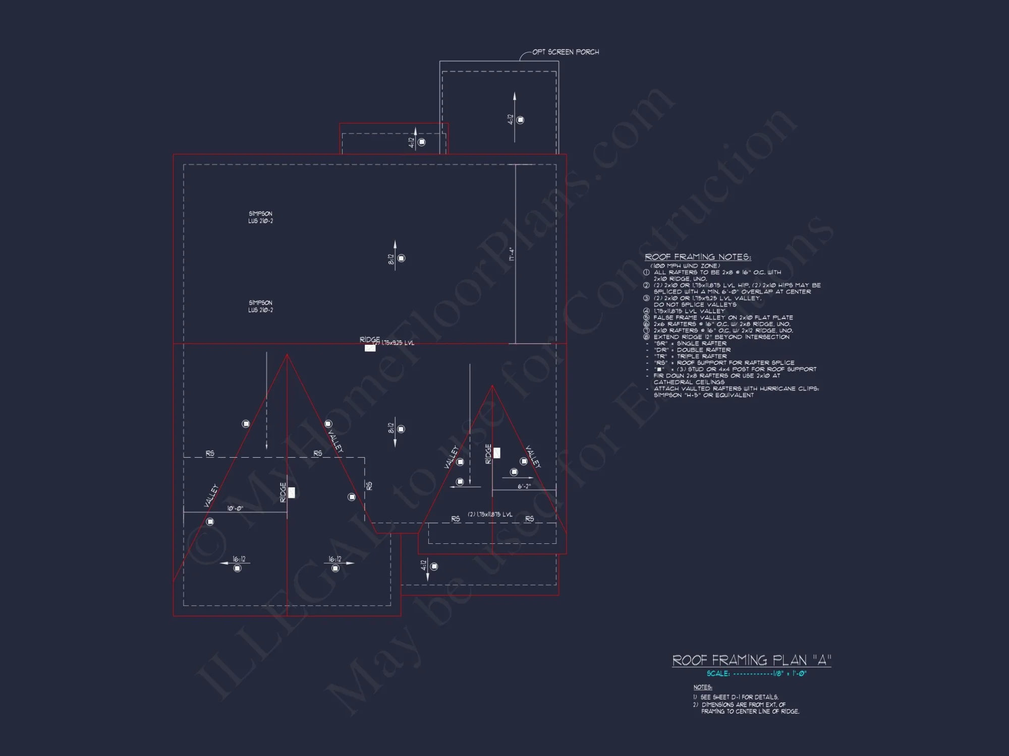 Modern Craftsman house Plan with 2 Floors & Detailed Blueprint
