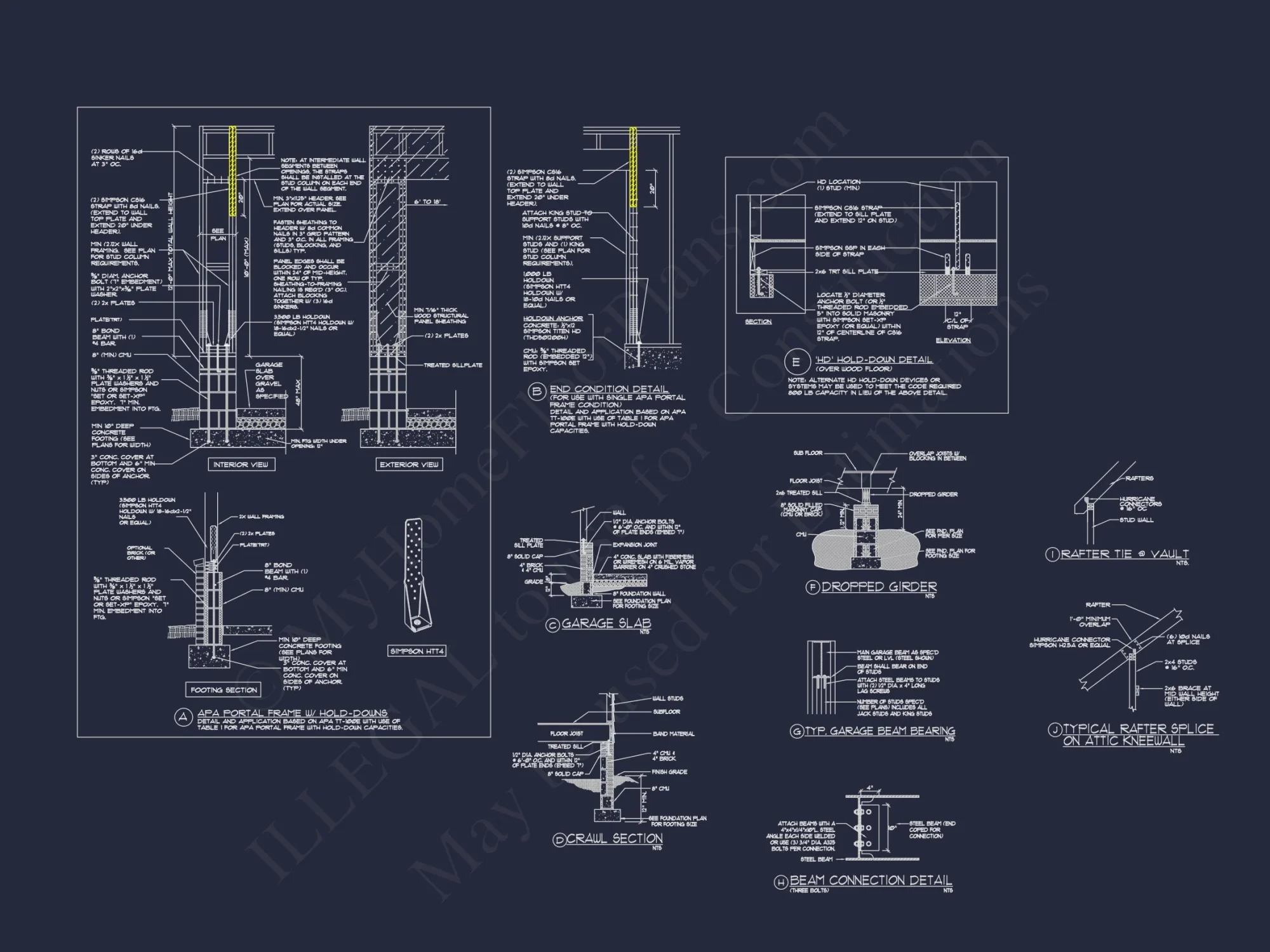 Traditional house Design with Blueprints and CAD Floor Plans