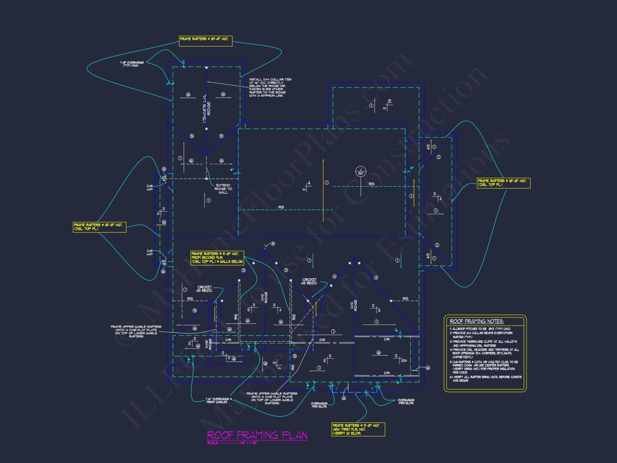 Traditional house Design with Blueprints and CAD Floor Plans