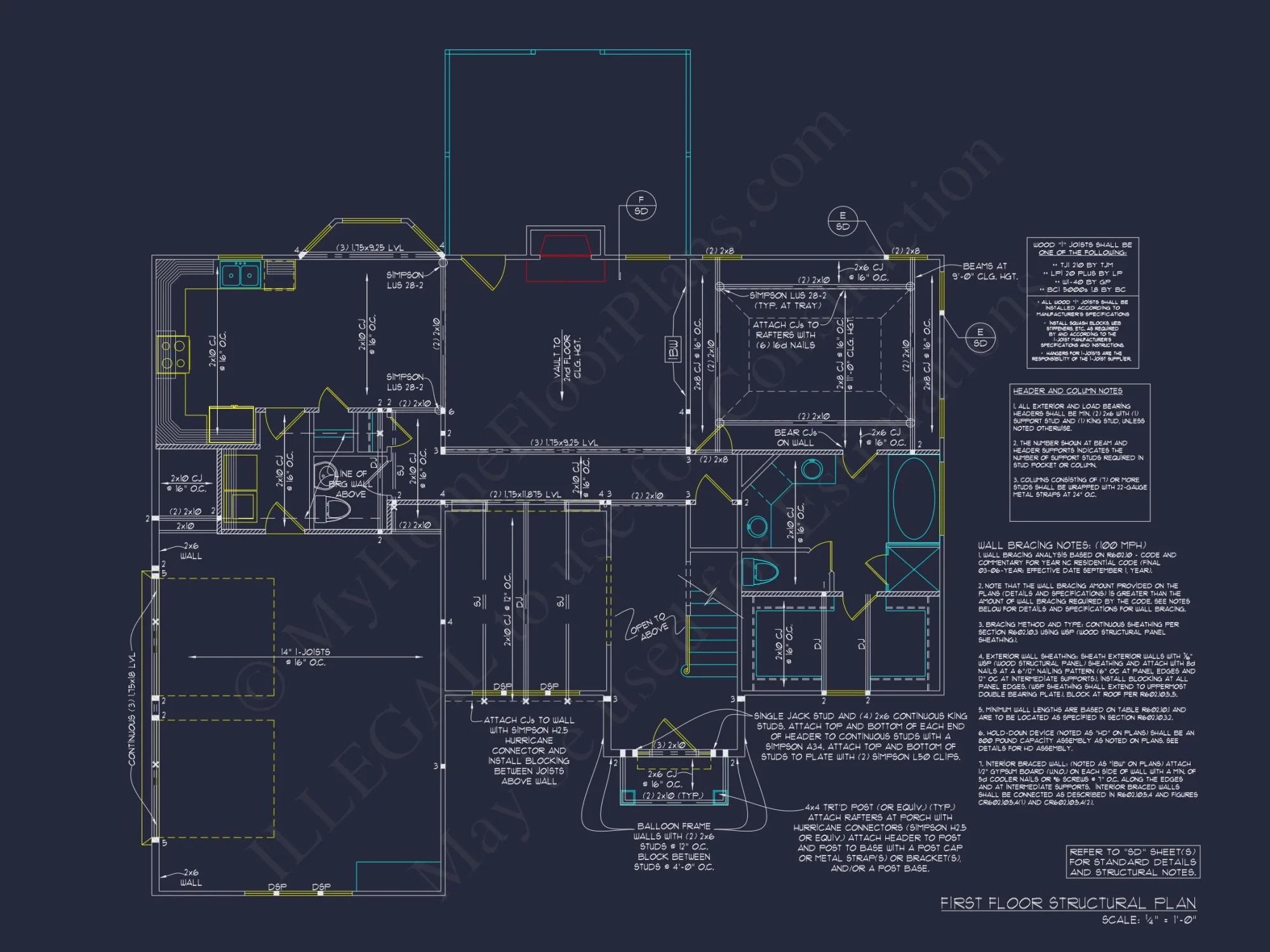 Customizable house Floor Plan: CAD Designs for All Builders